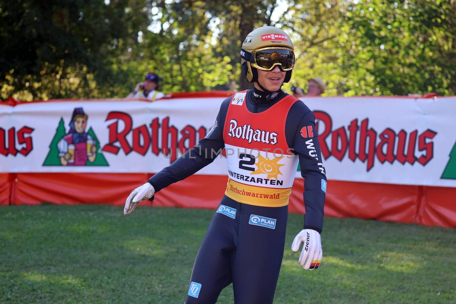 Louis Günther (TSG Ruhla / GER) at the FIS Cup Summer Ski Jumping Hinterzarten 2024