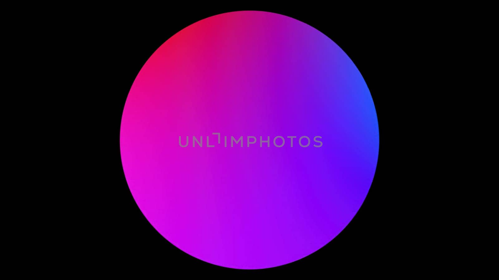 Multicolored flat sphere. Computer generated 3d render