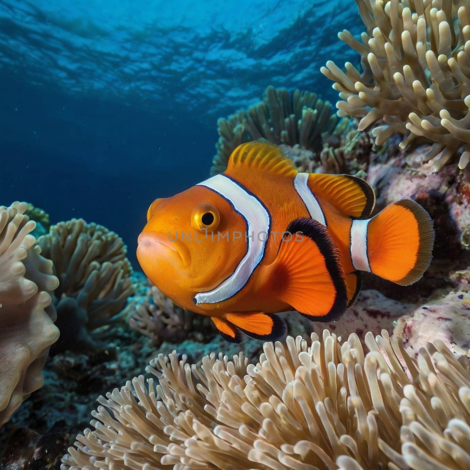 A Clownfish in the Ocean
