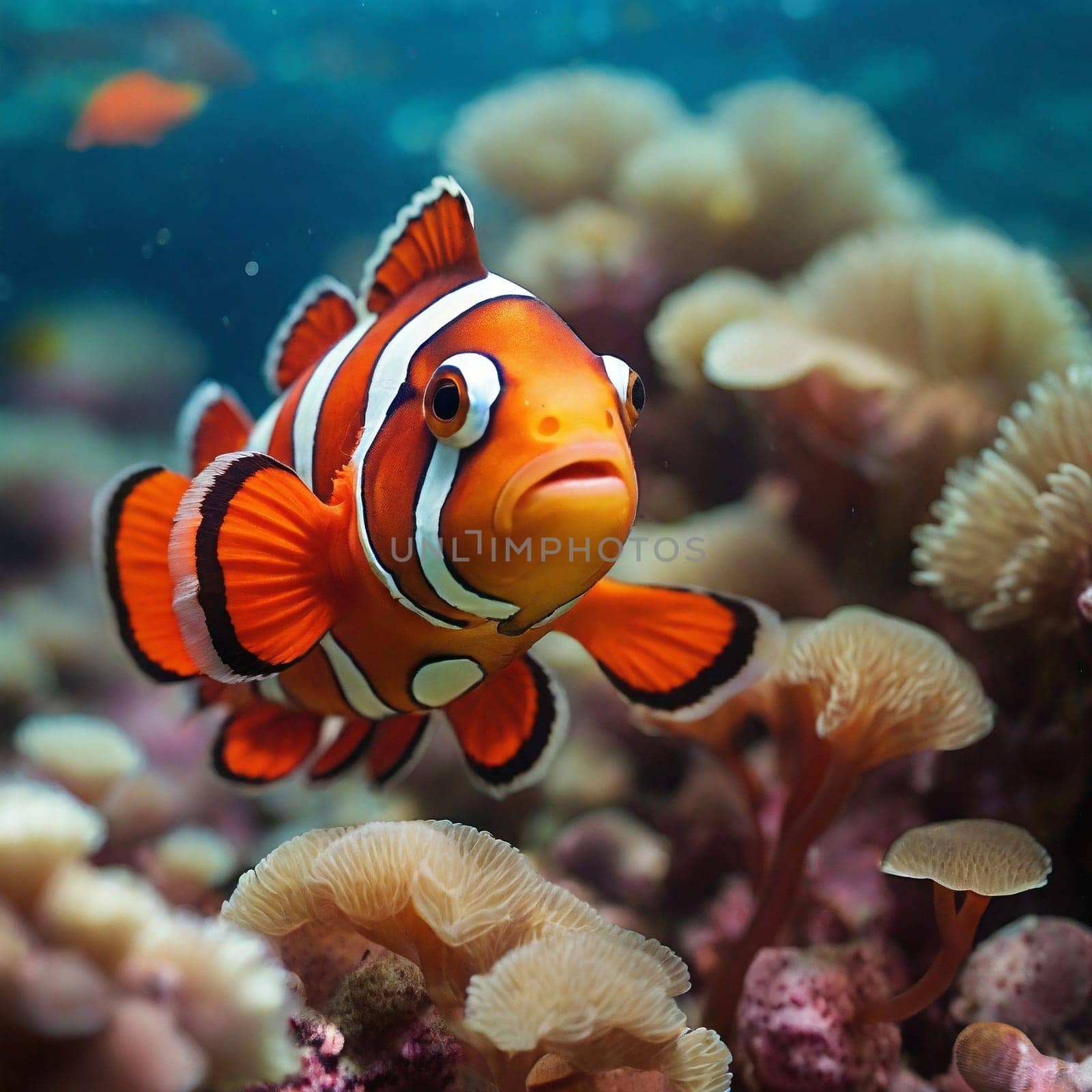 A Clownfish in the Ocean