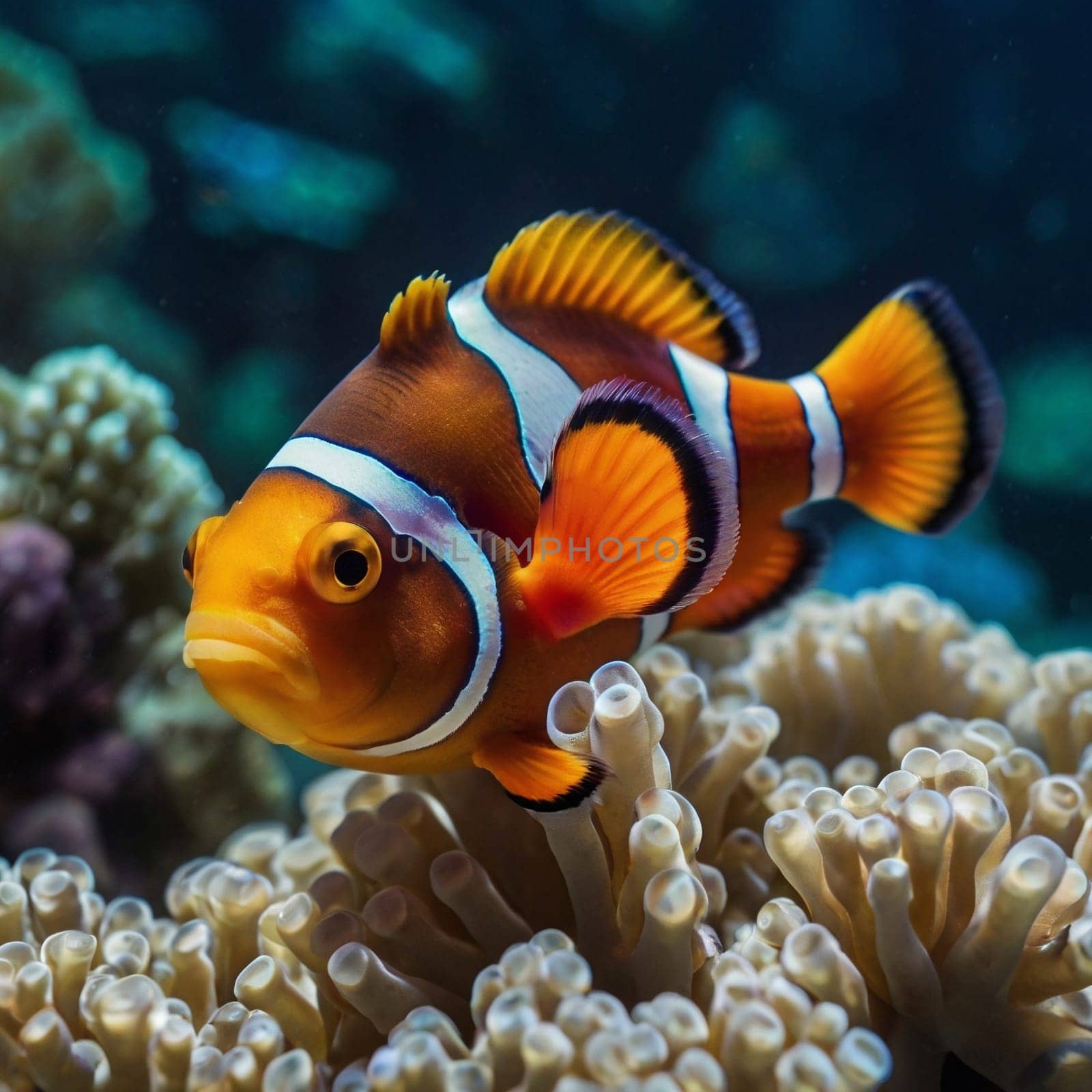 A Clownfish in the Ocean