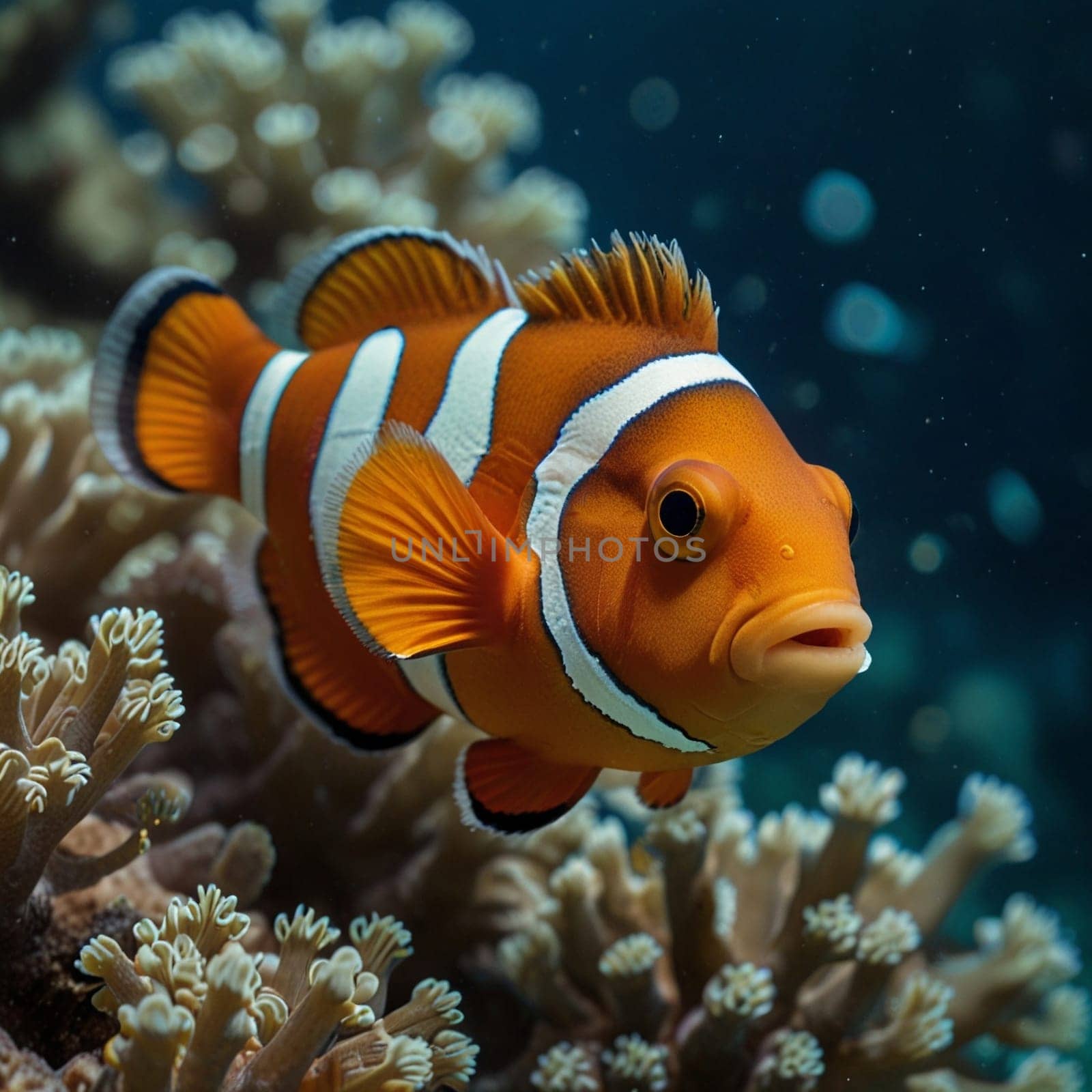 A Clownfish in the Ocean