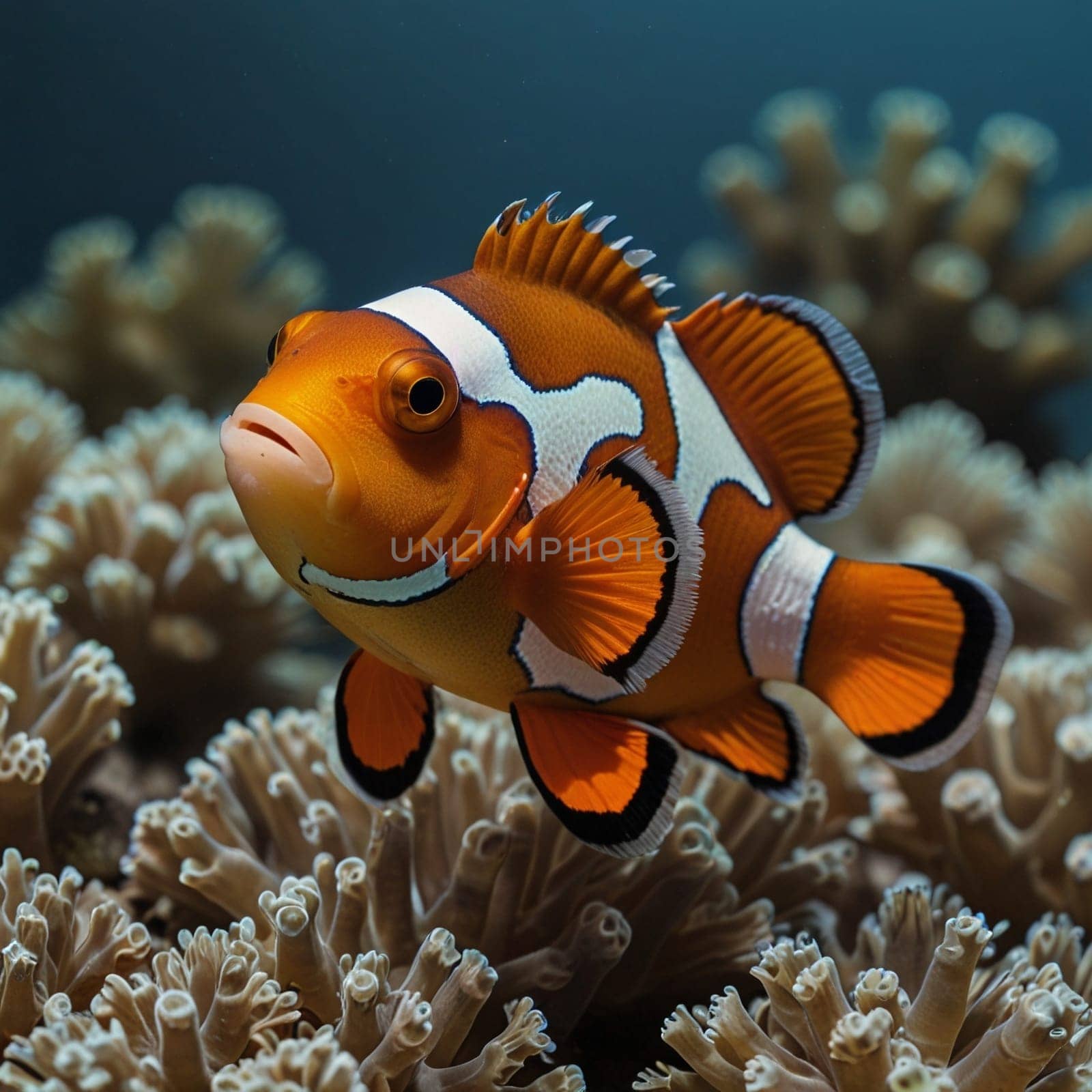 A Clownfish in the Ocean