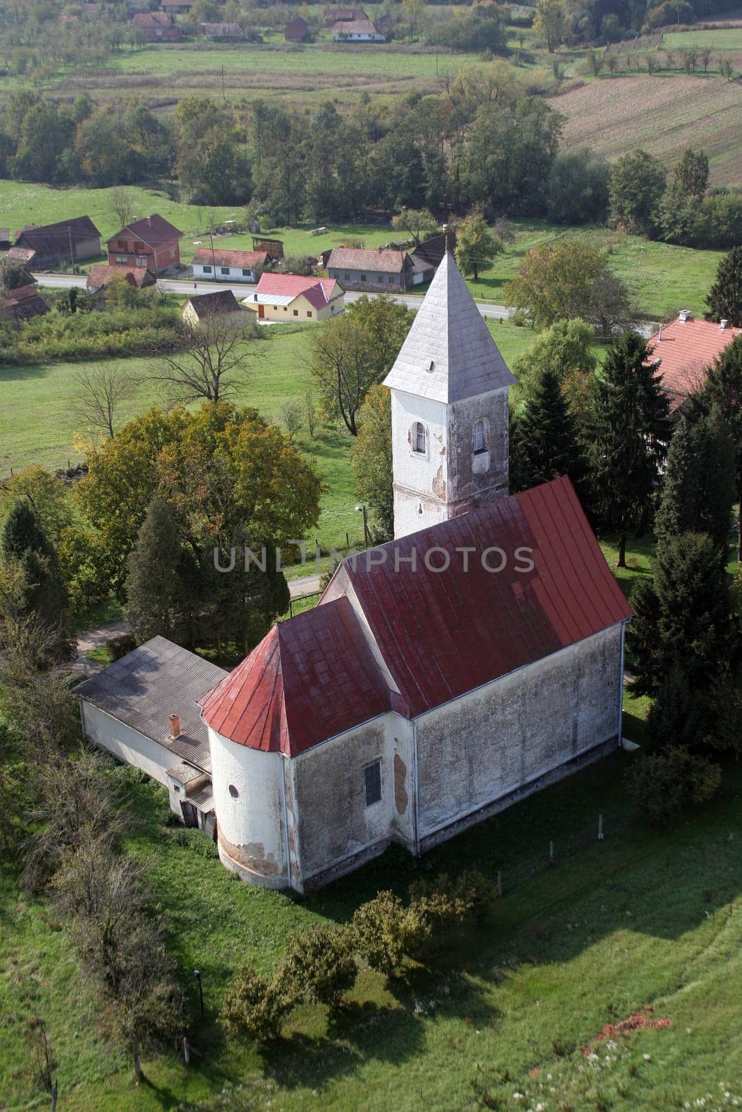 Parish church of St. George and the Immaculate Heart of Mary in Kaniska Iva, Croatia