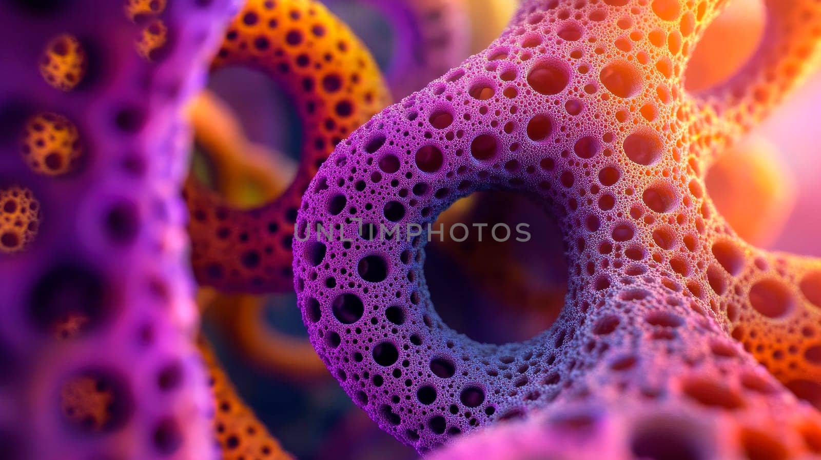 Abstract  medical science particles background. Abstract biological mutation or microscopic virus concept. Biology, Chemistry, Virology. AI generated