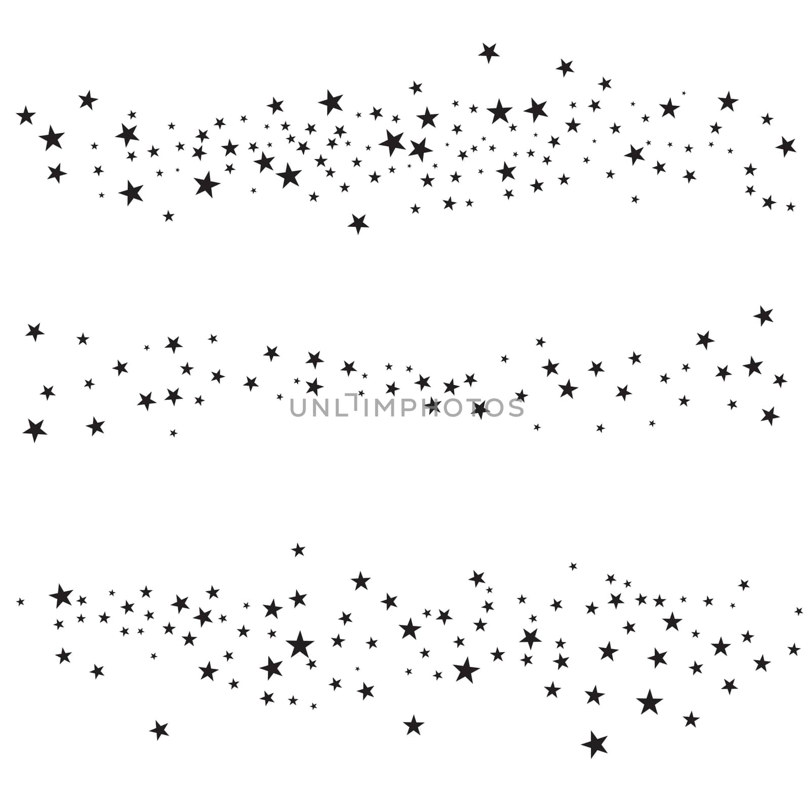 star background illustration design template