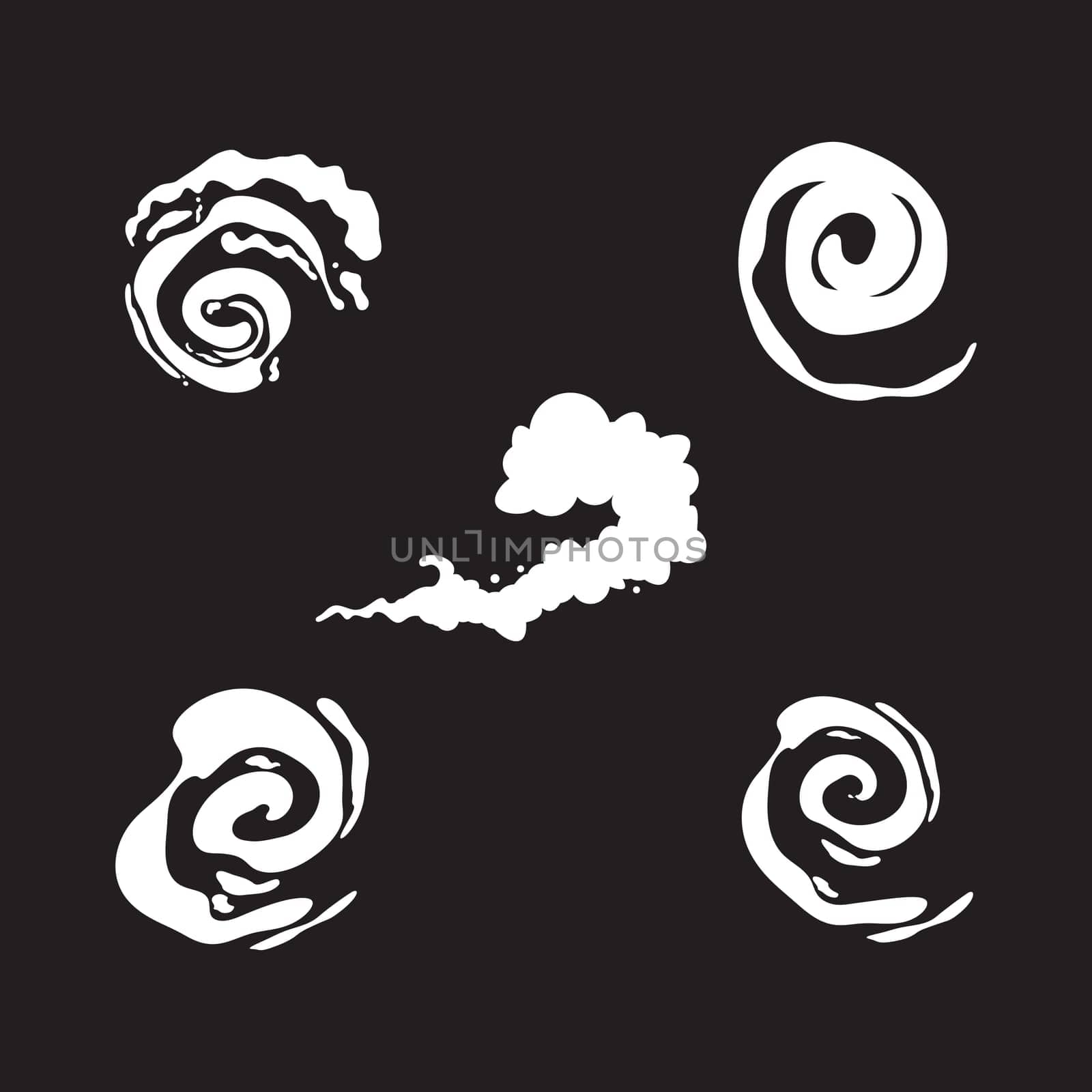 Cloud Smoke design illustration template