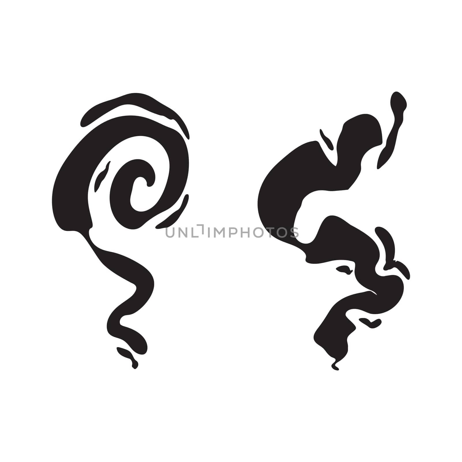 Cloud Smoke design illustration template