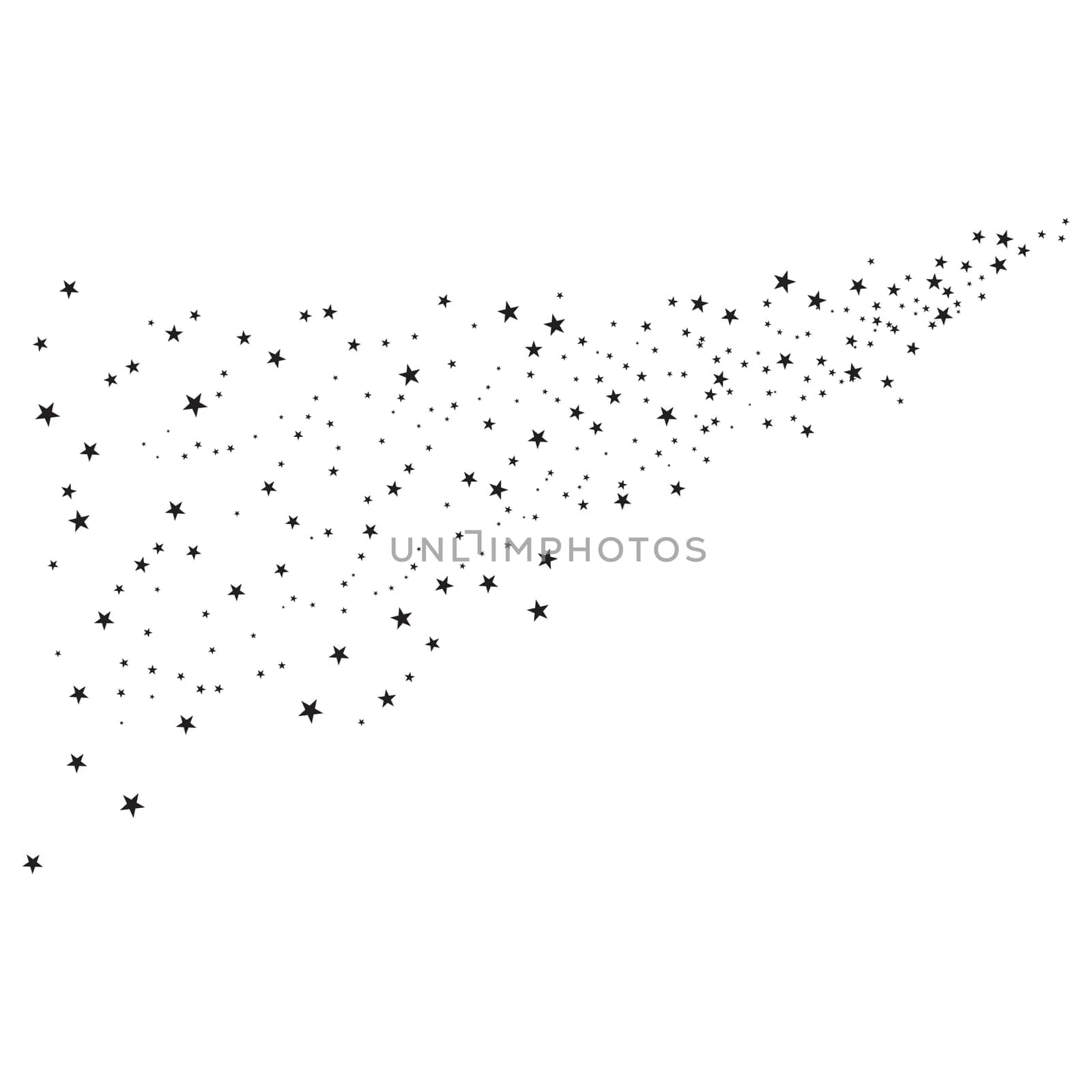 star background illustration design template