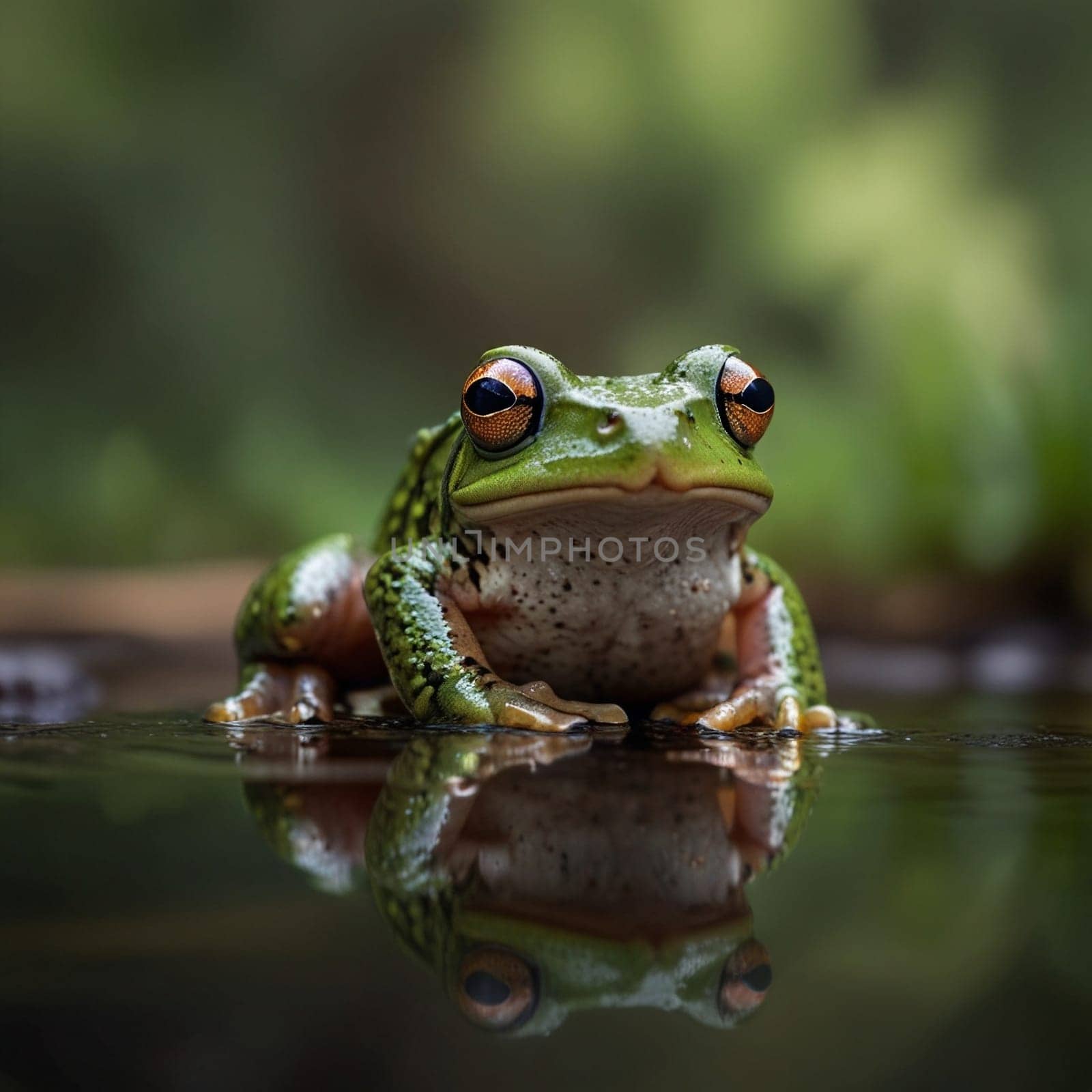 Awesome Green amphibian Frog picture