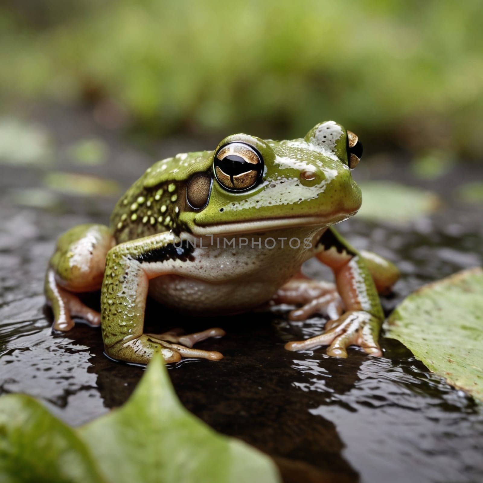 Awesome Green amphibian Frog picture