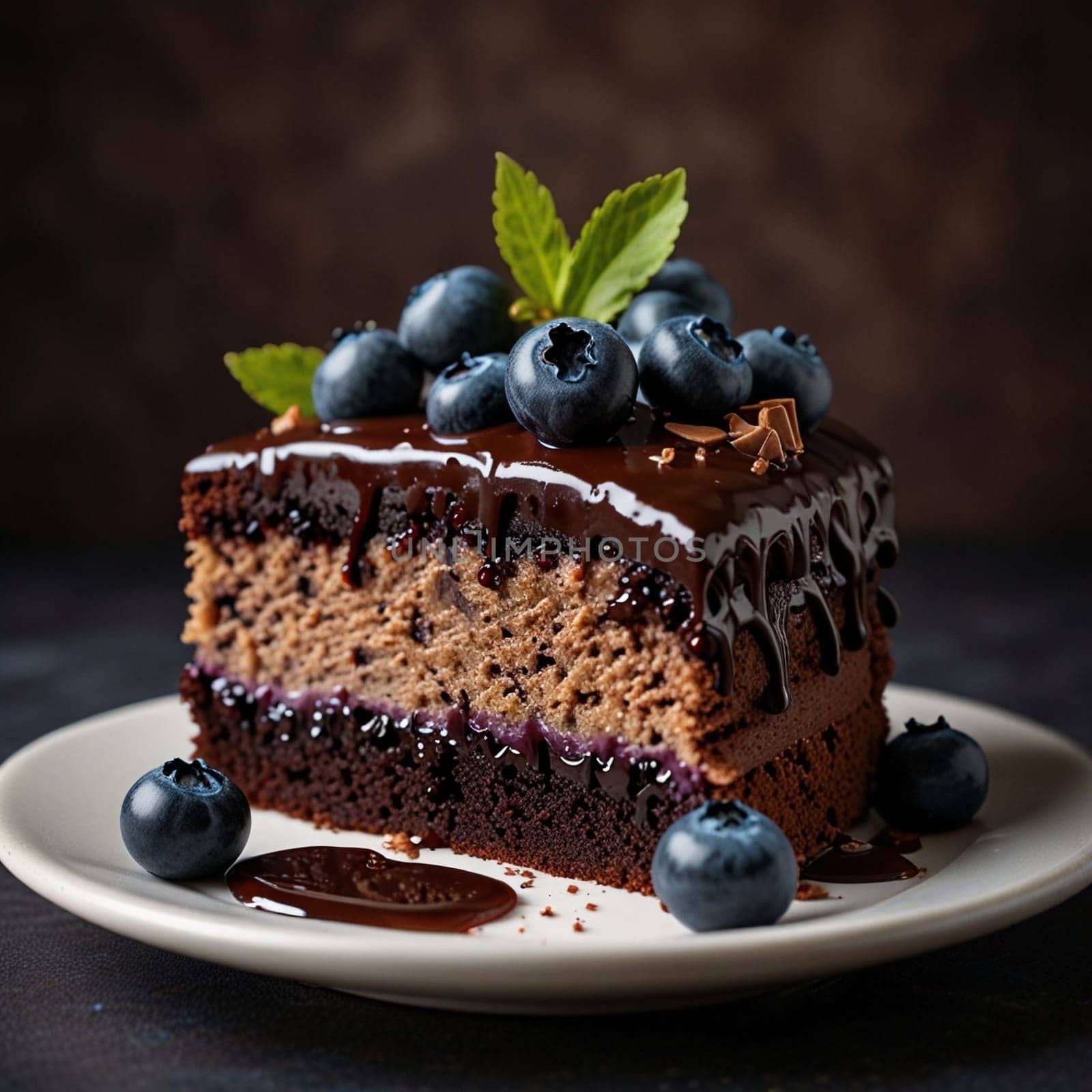 Awesome Tasty Blueberry Cake Pie