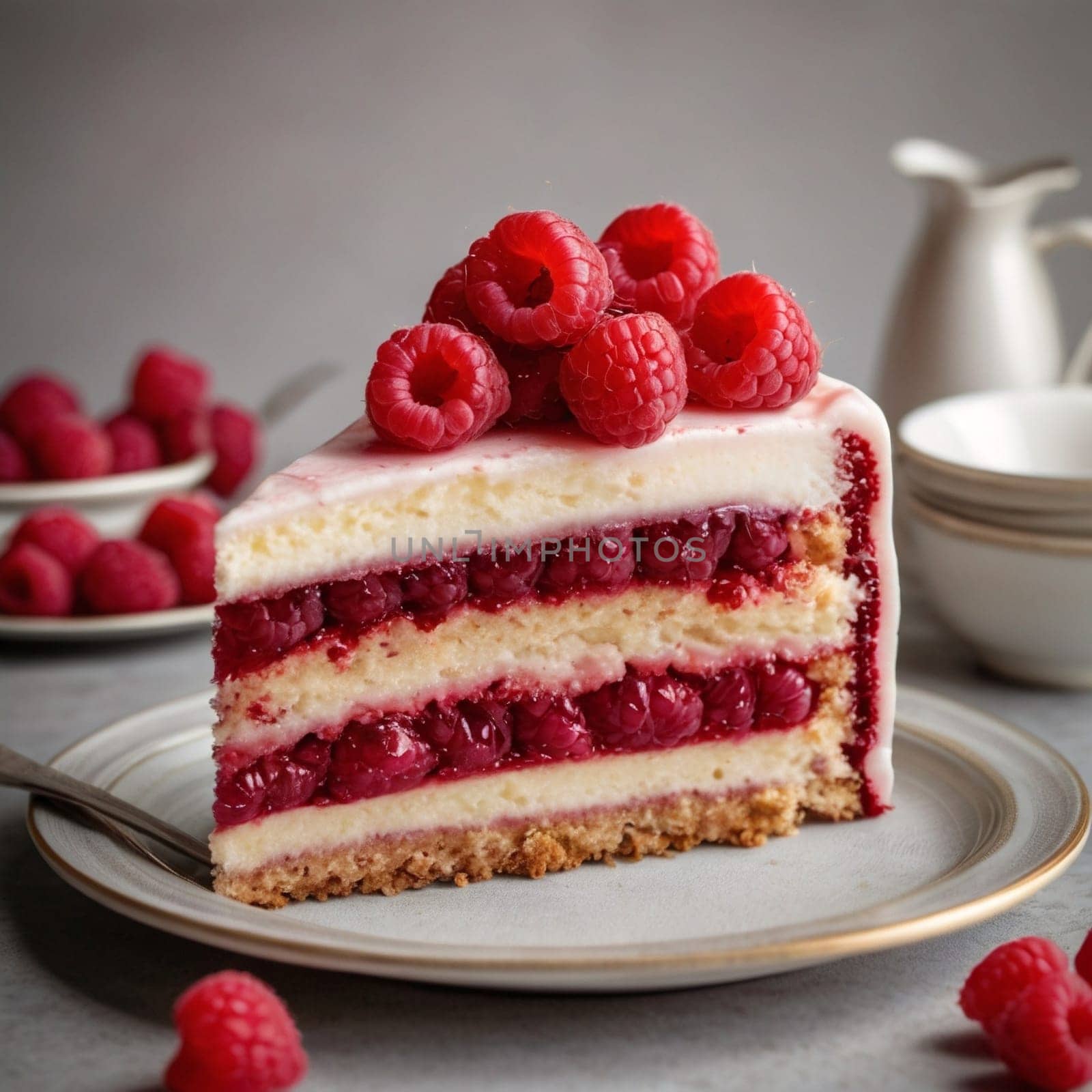 Awesome Tasty Raspberry Cake