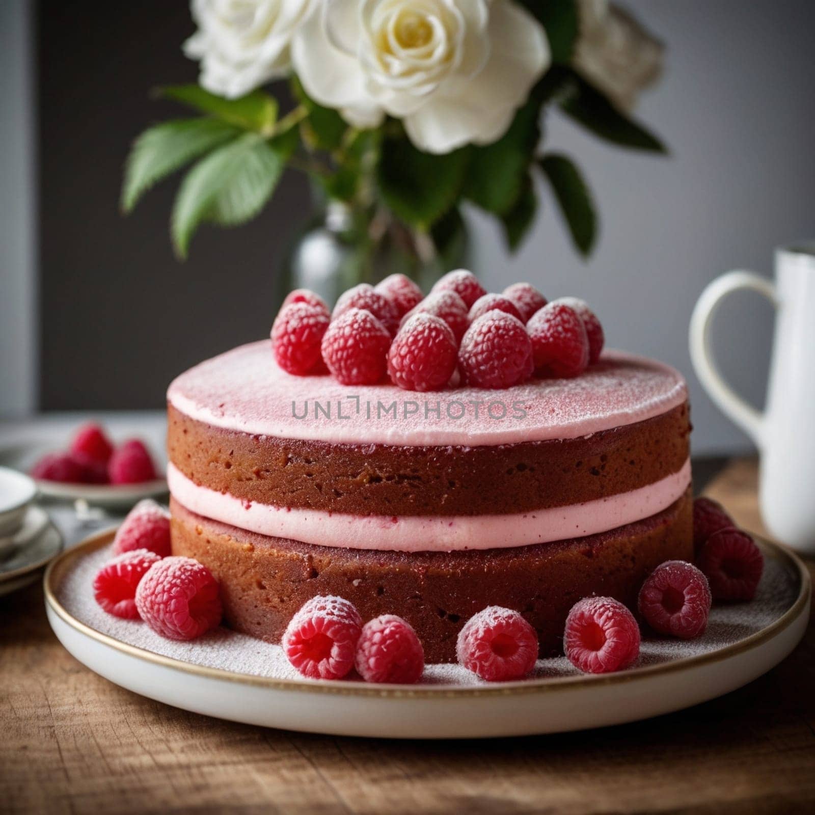 Awesome Tasty Raspberry Cake