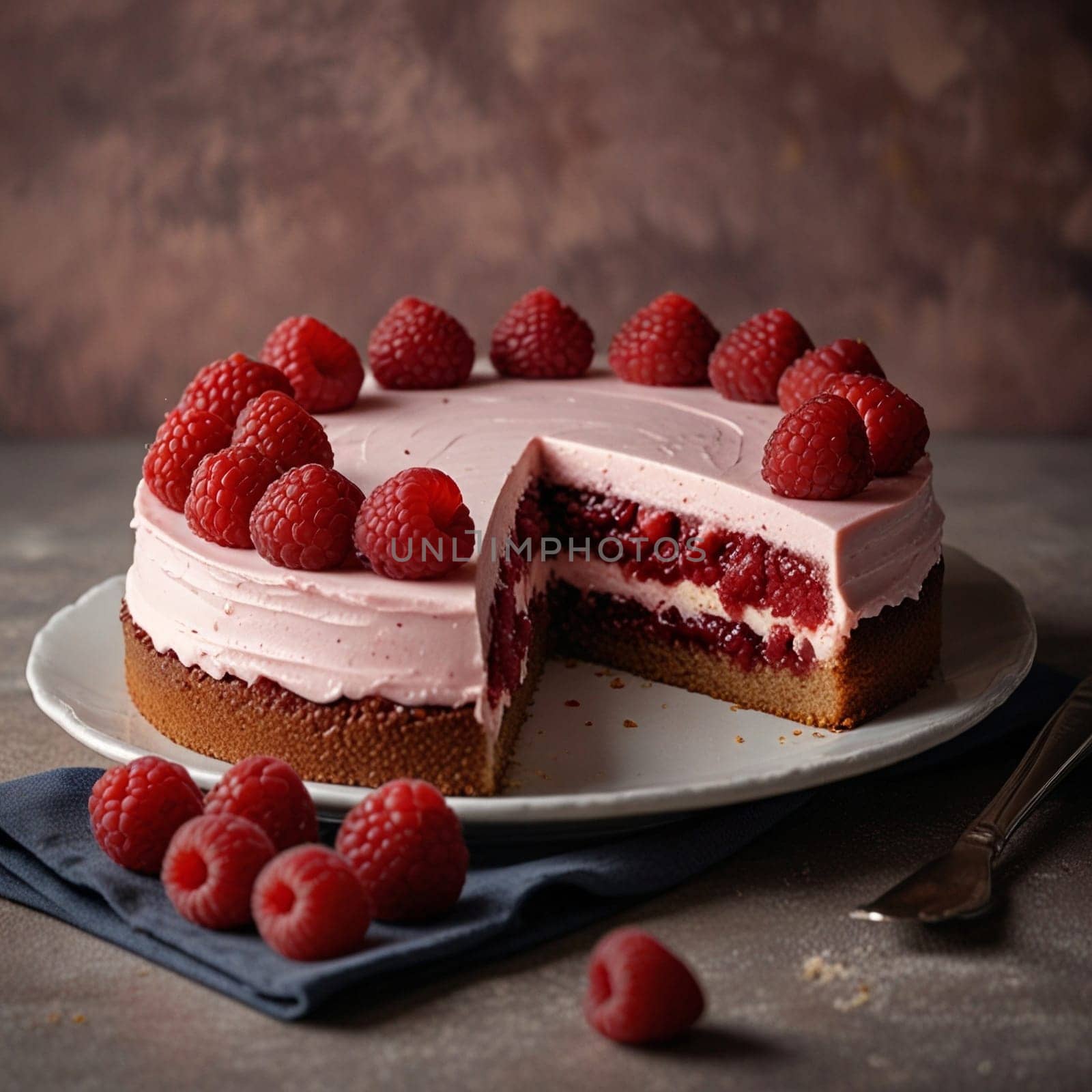Awesome Tasty Raspberry Cake