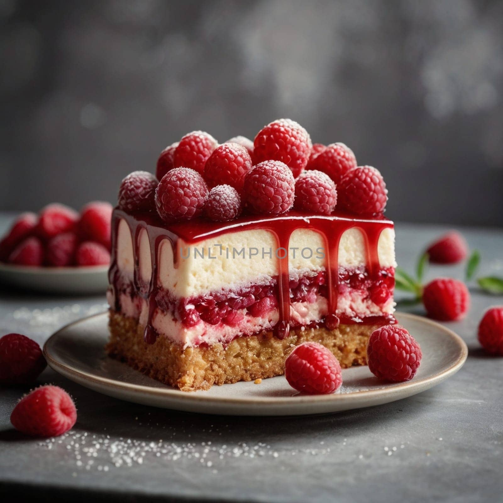 Awesome Tasty Raspberry Cake