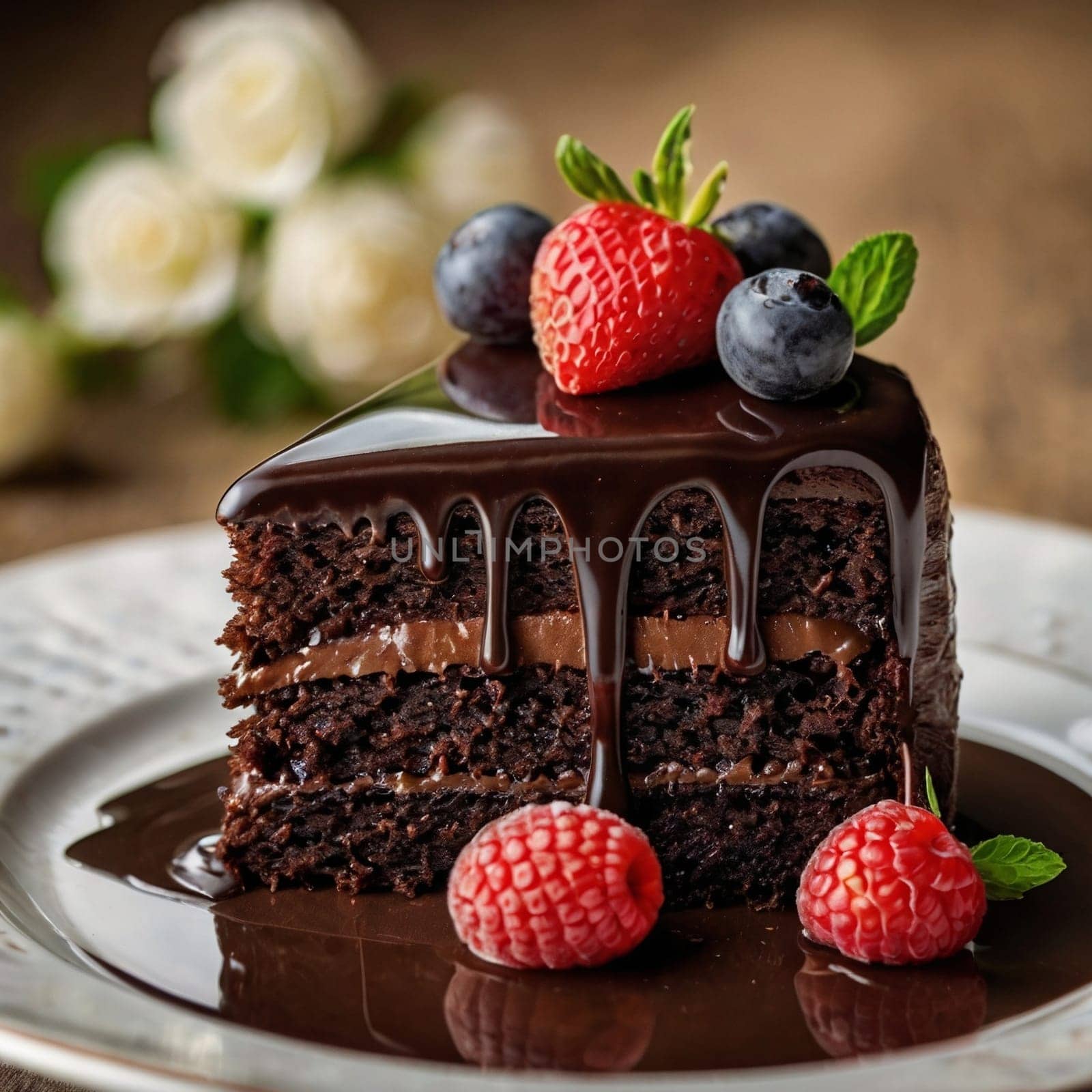 Awesome Choco Chocolate Cake Pie