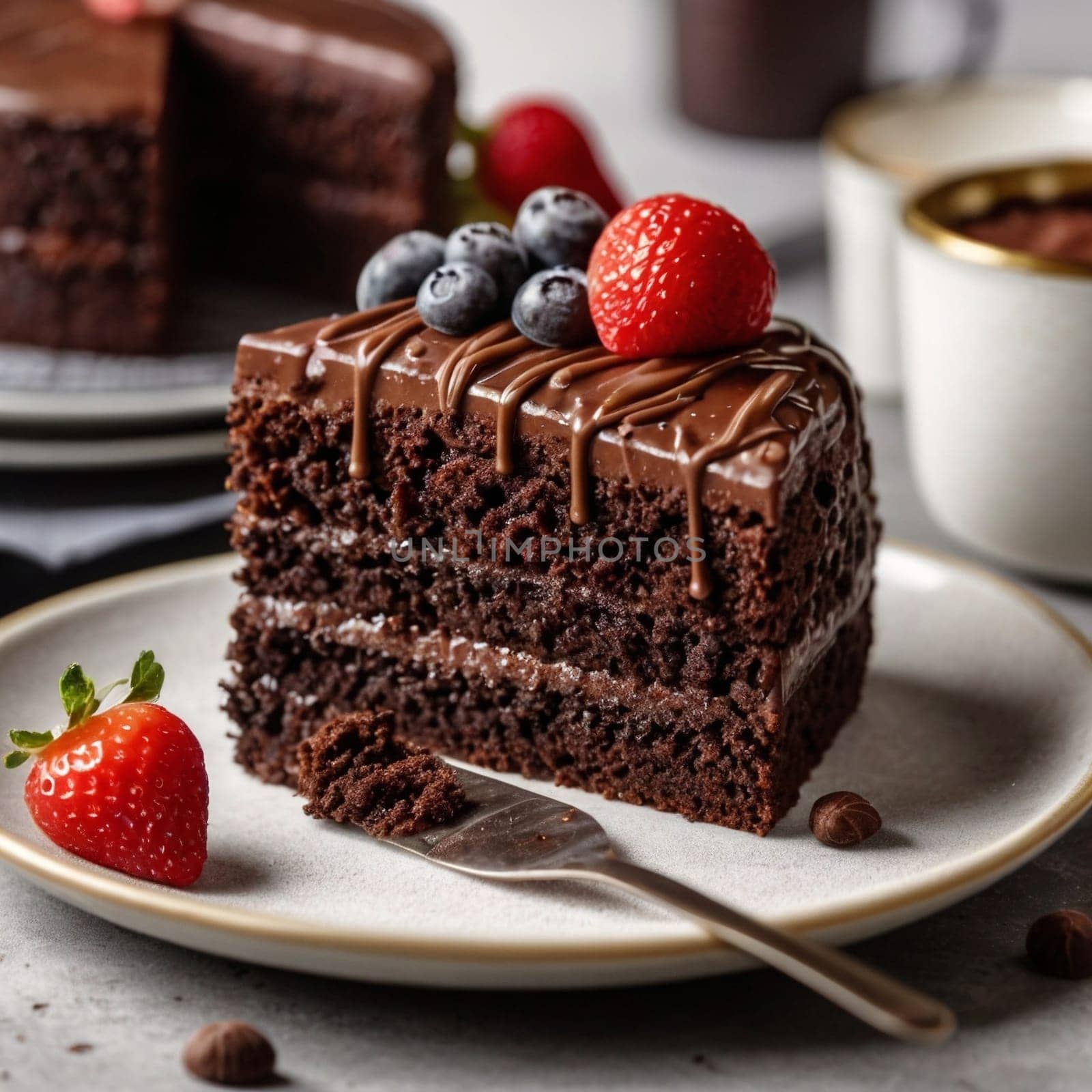 Awesome Choco Chocolate Cake Pie