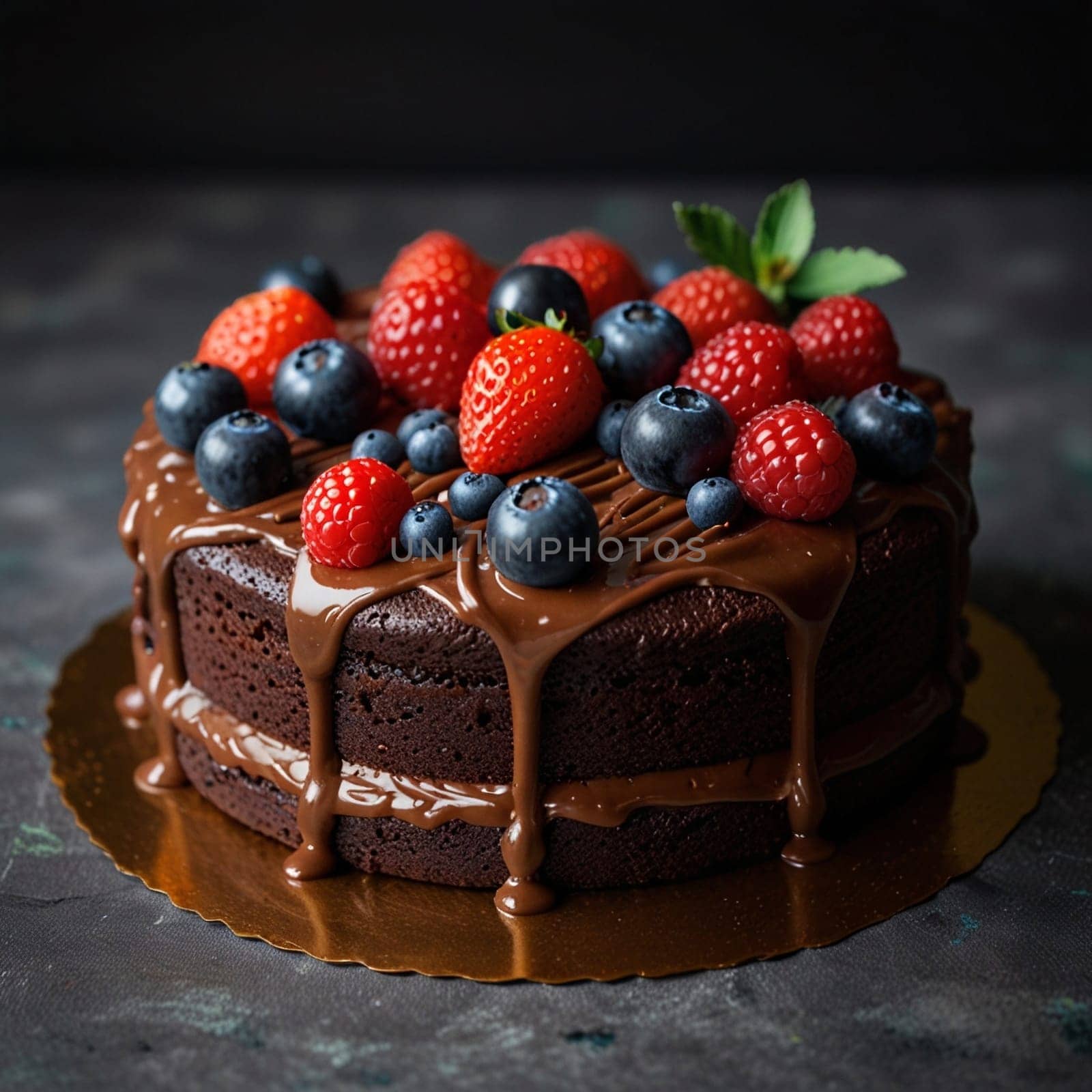 Awesome Choco Chocolate Cake Pie