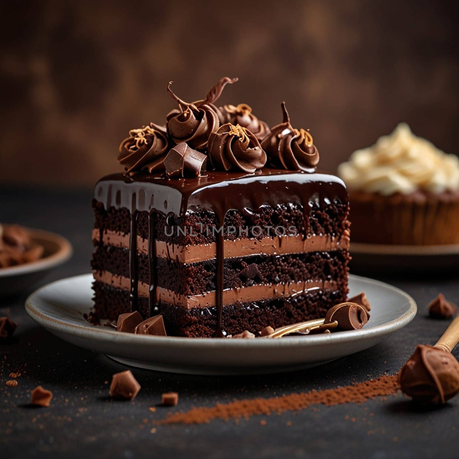 Awesome Choco Chocolate Cake Pie