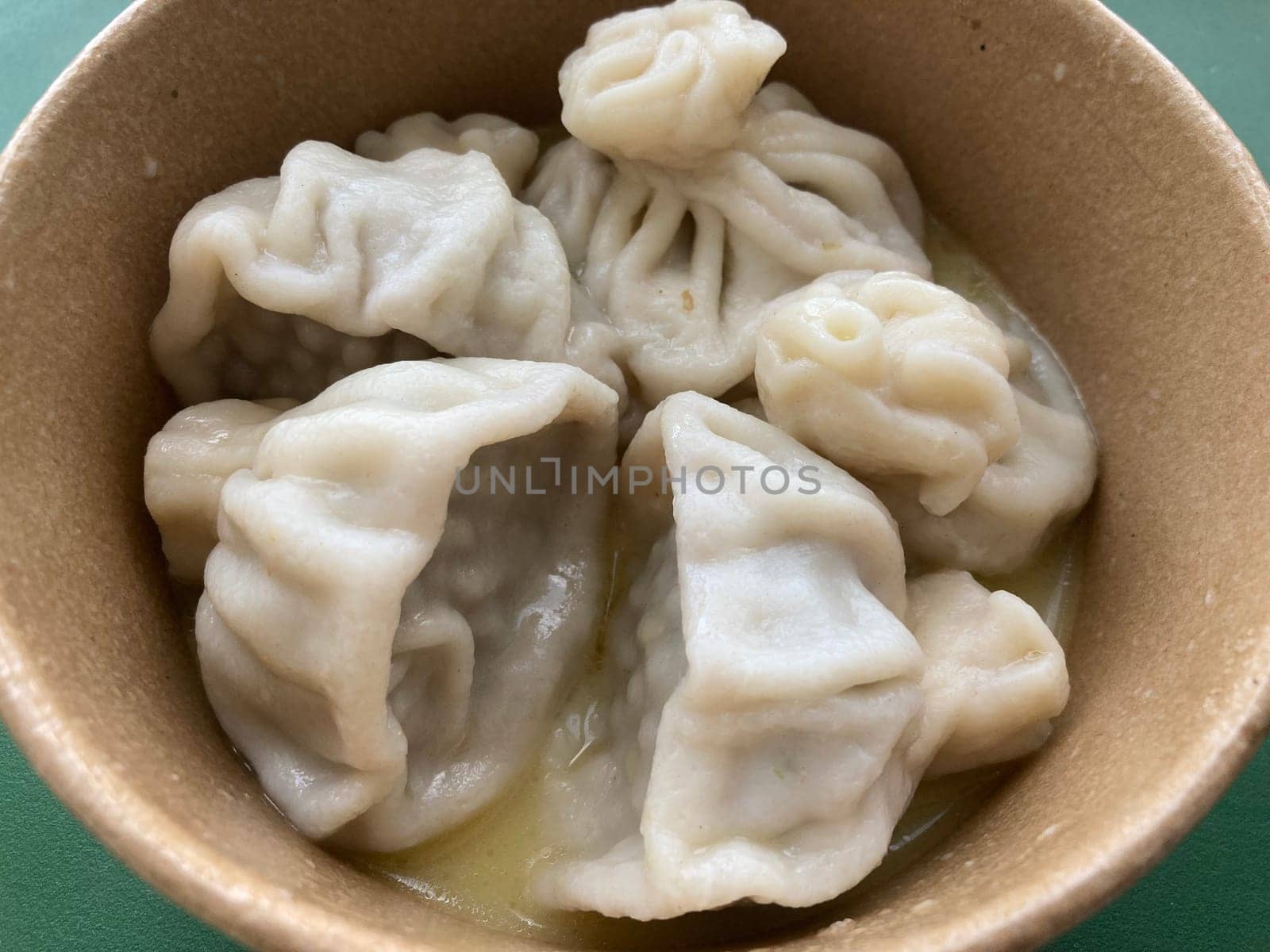 Restaurant portion of the georgian khinkali