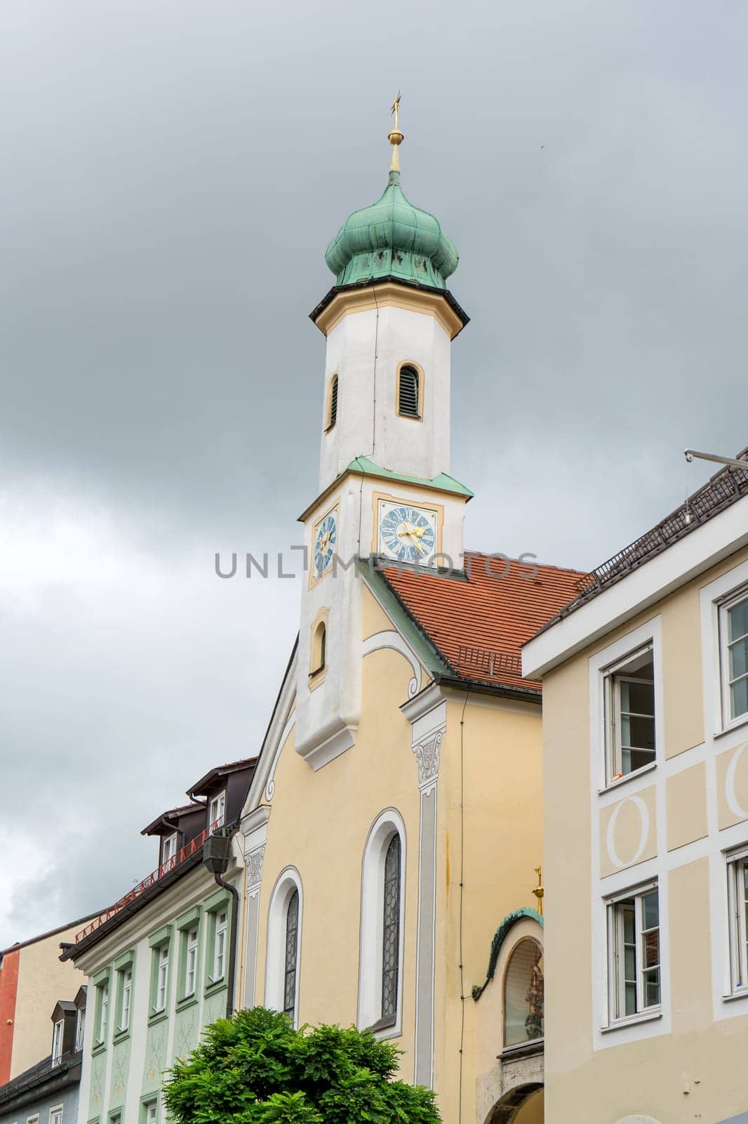 St. Mary's Church in Murnau am Staffelsee, Bavaria, Germany