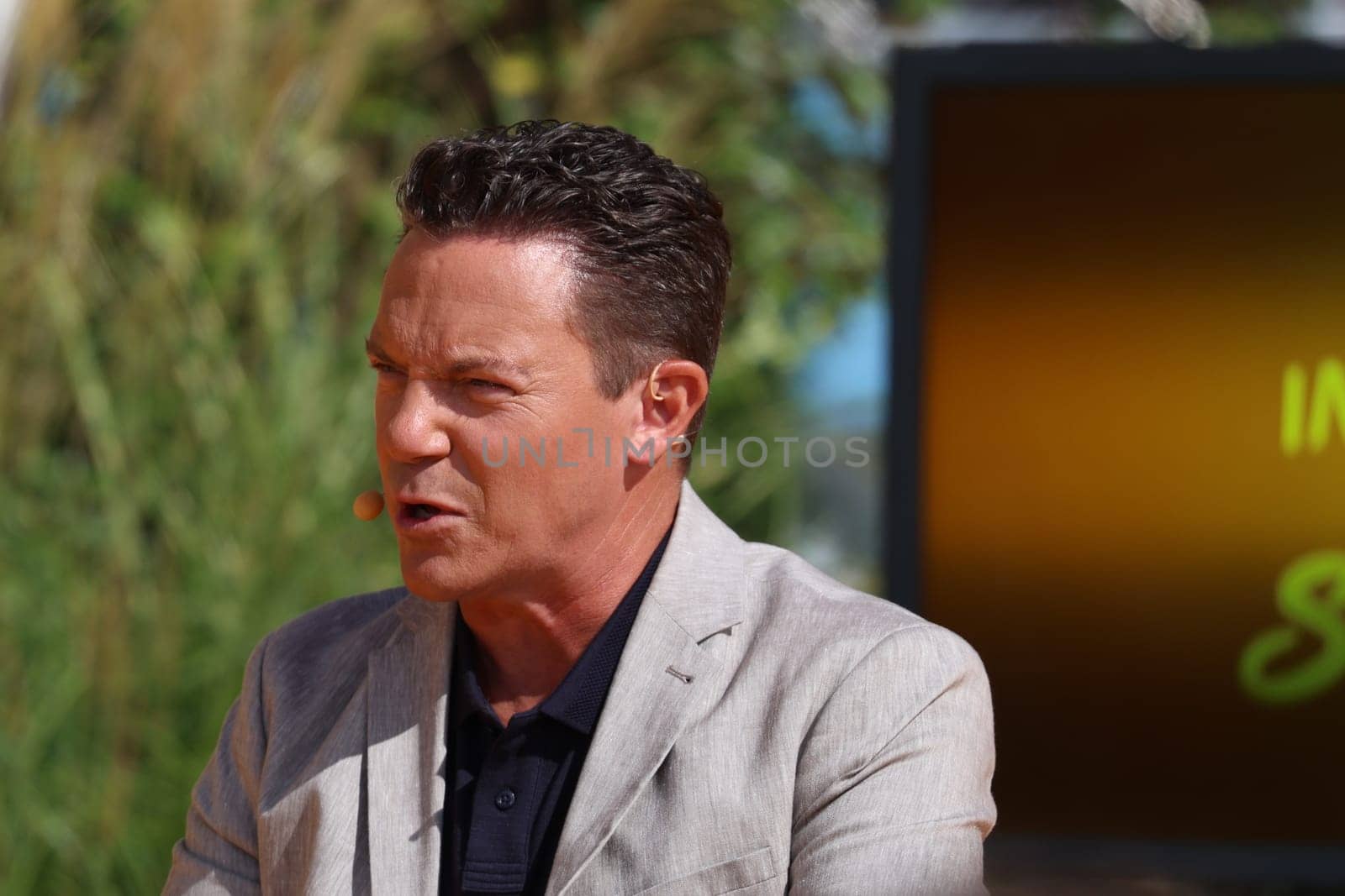 Stefan Mross (singer / presenter / entertainer) in the ARD TV show "Immer wieder sonntags""."