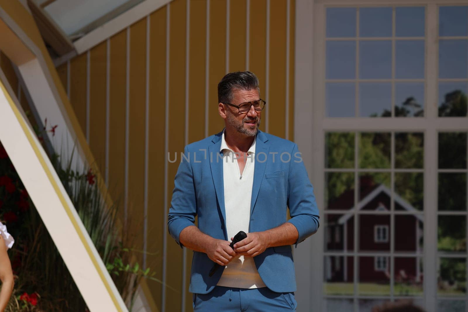 Andre Stade (singer,musician) in the ARD TV show "Immer wieder sonntags""."