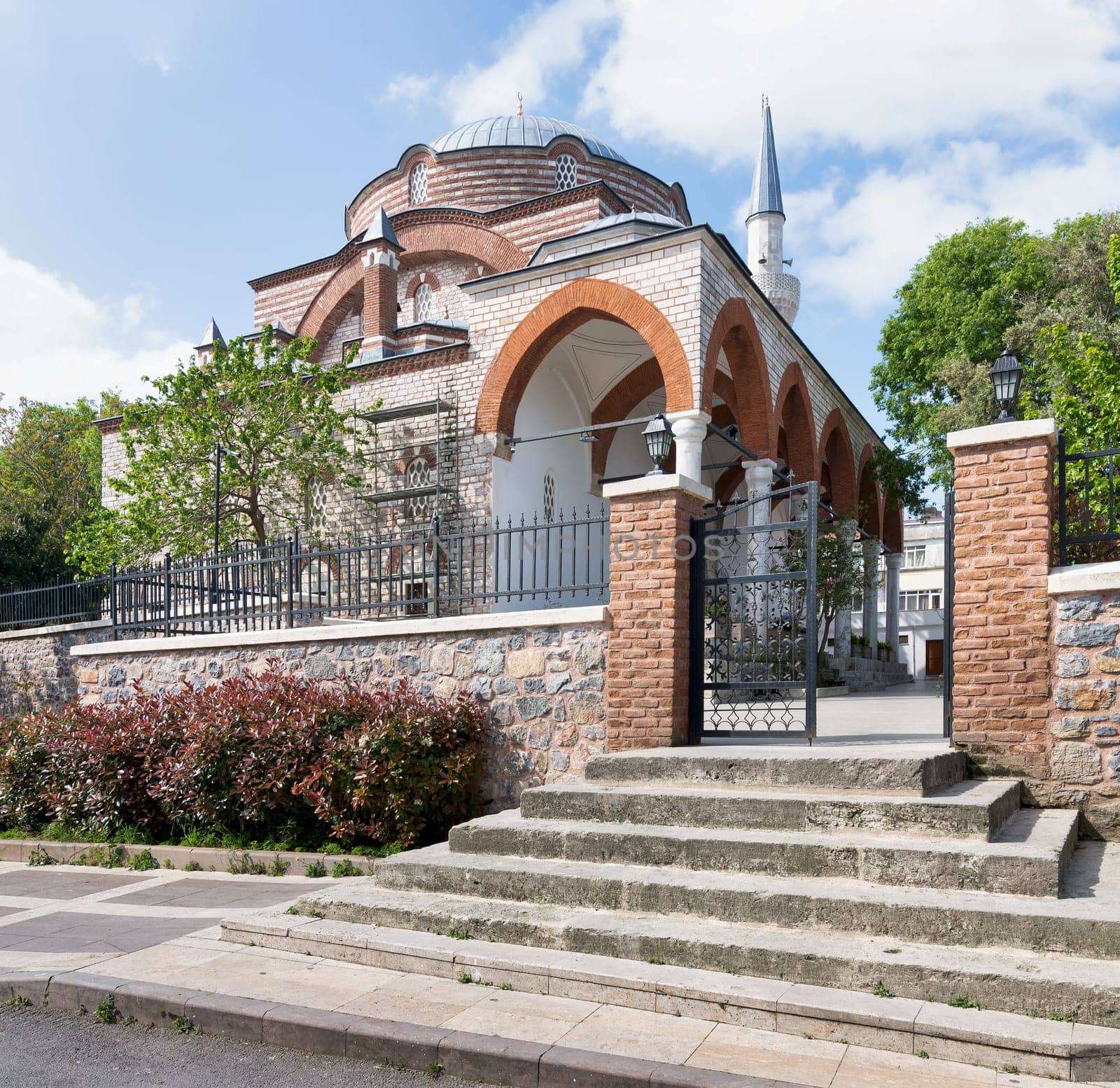 Rum Mehmed Pasha Mosque, an old Ottoman mosque located in Uskudar, Istanbul, Turkey, close to the Bosphorus waterfront