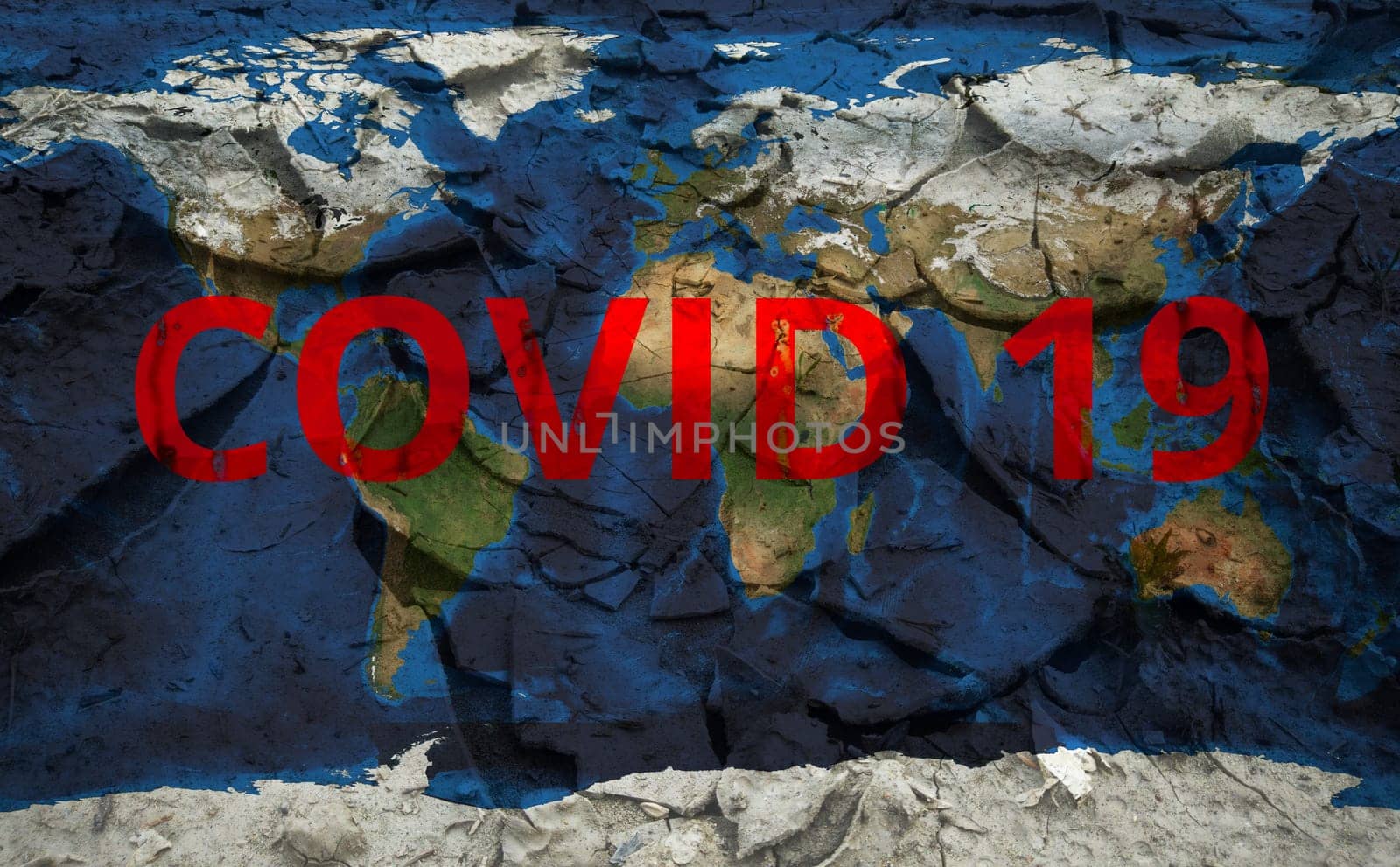 Pandemic coronavirus covid-19 worldwide, concept. Elements of this image furnished by NASA