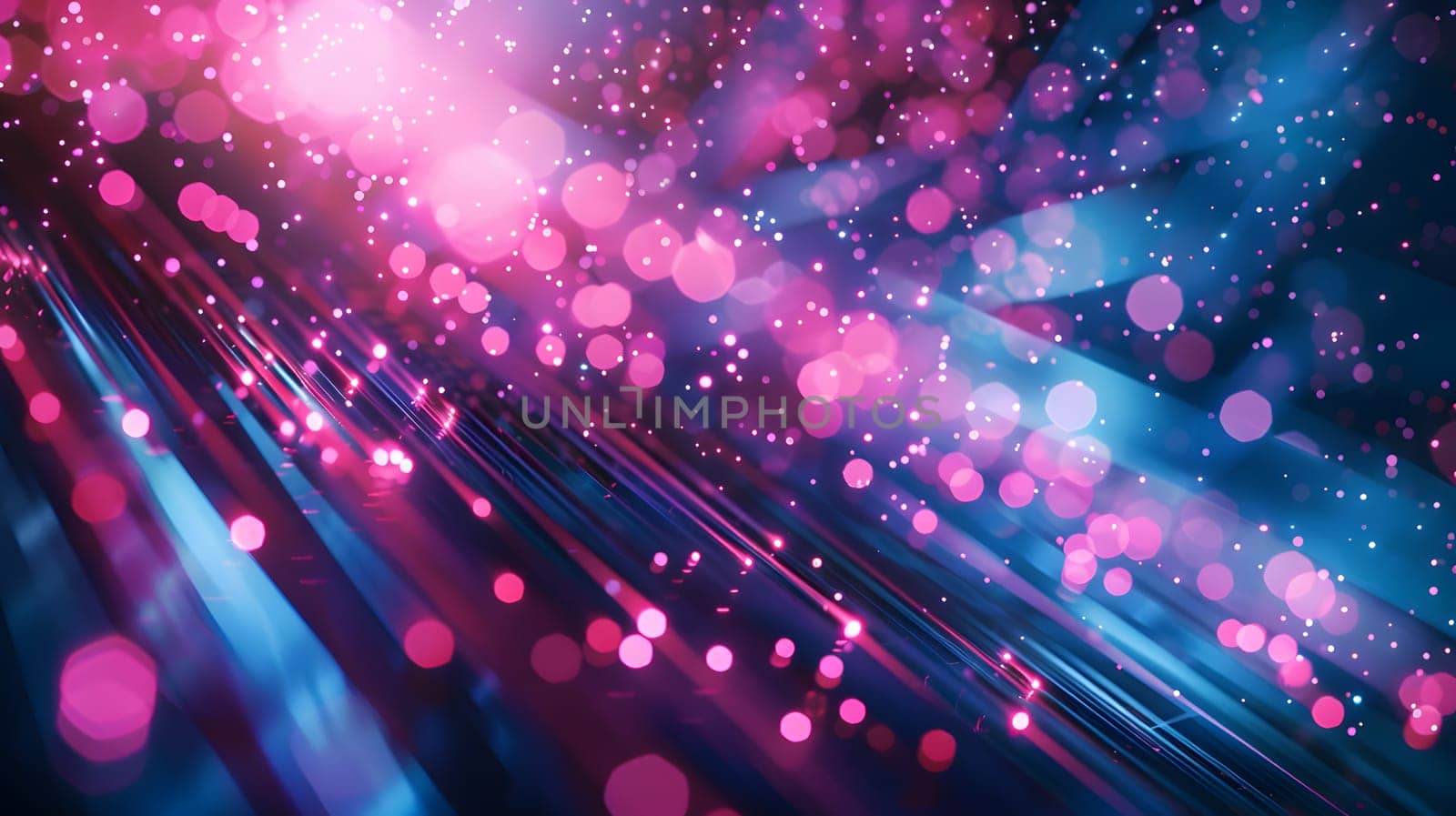abstract background with pink blue glowing neon lines