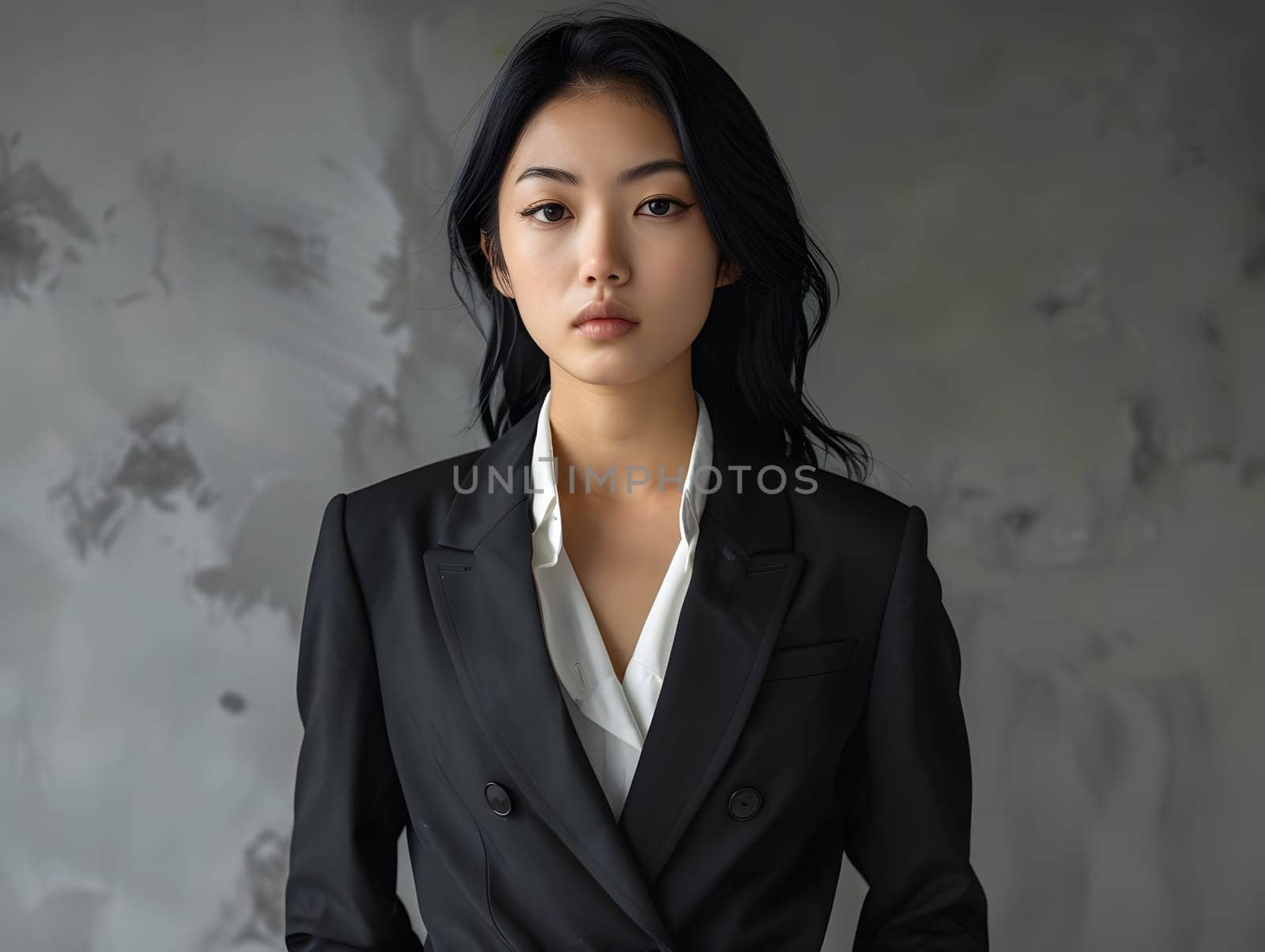 Asian woman in suit
