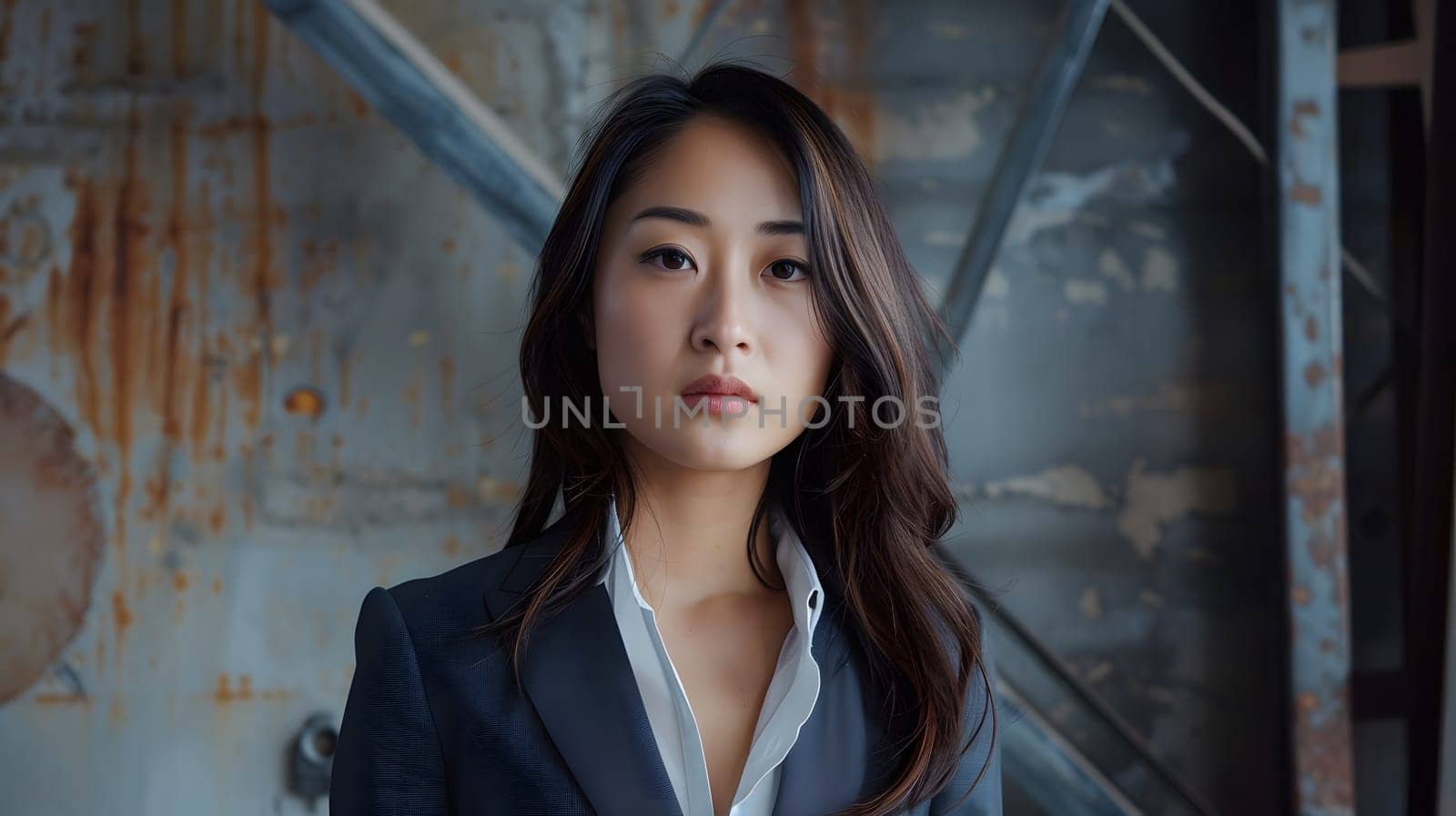 Asian woman in suit