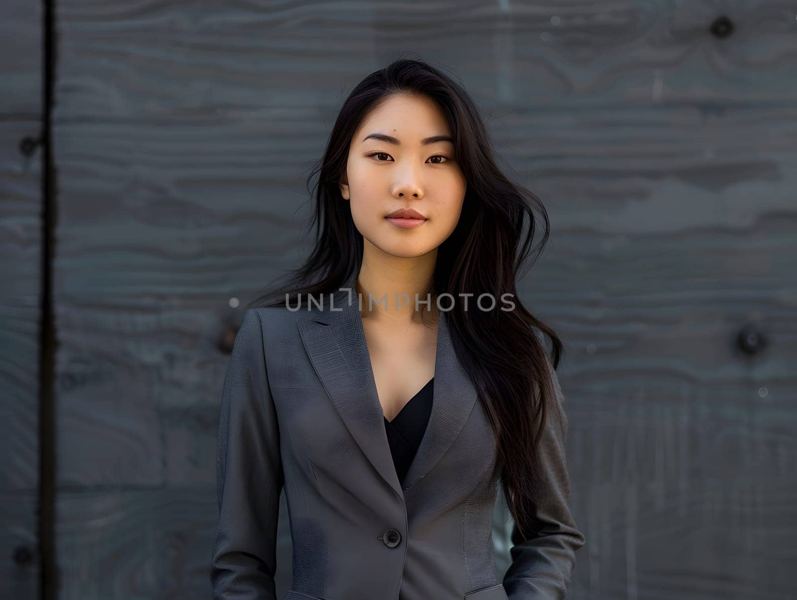 Asian woman in suit
