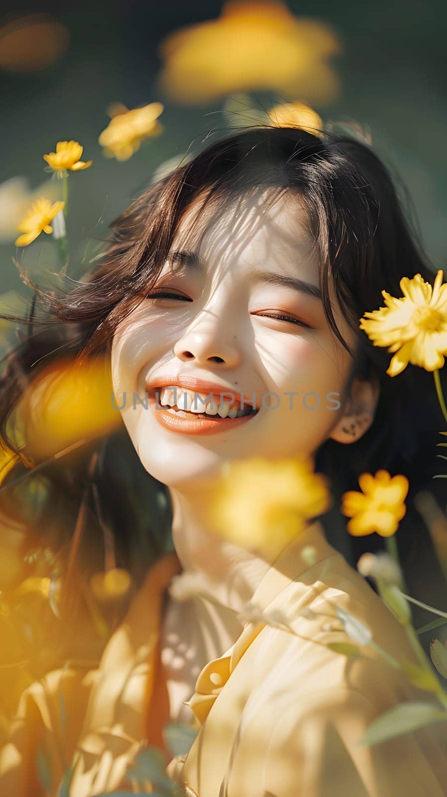 Asian women who are happy