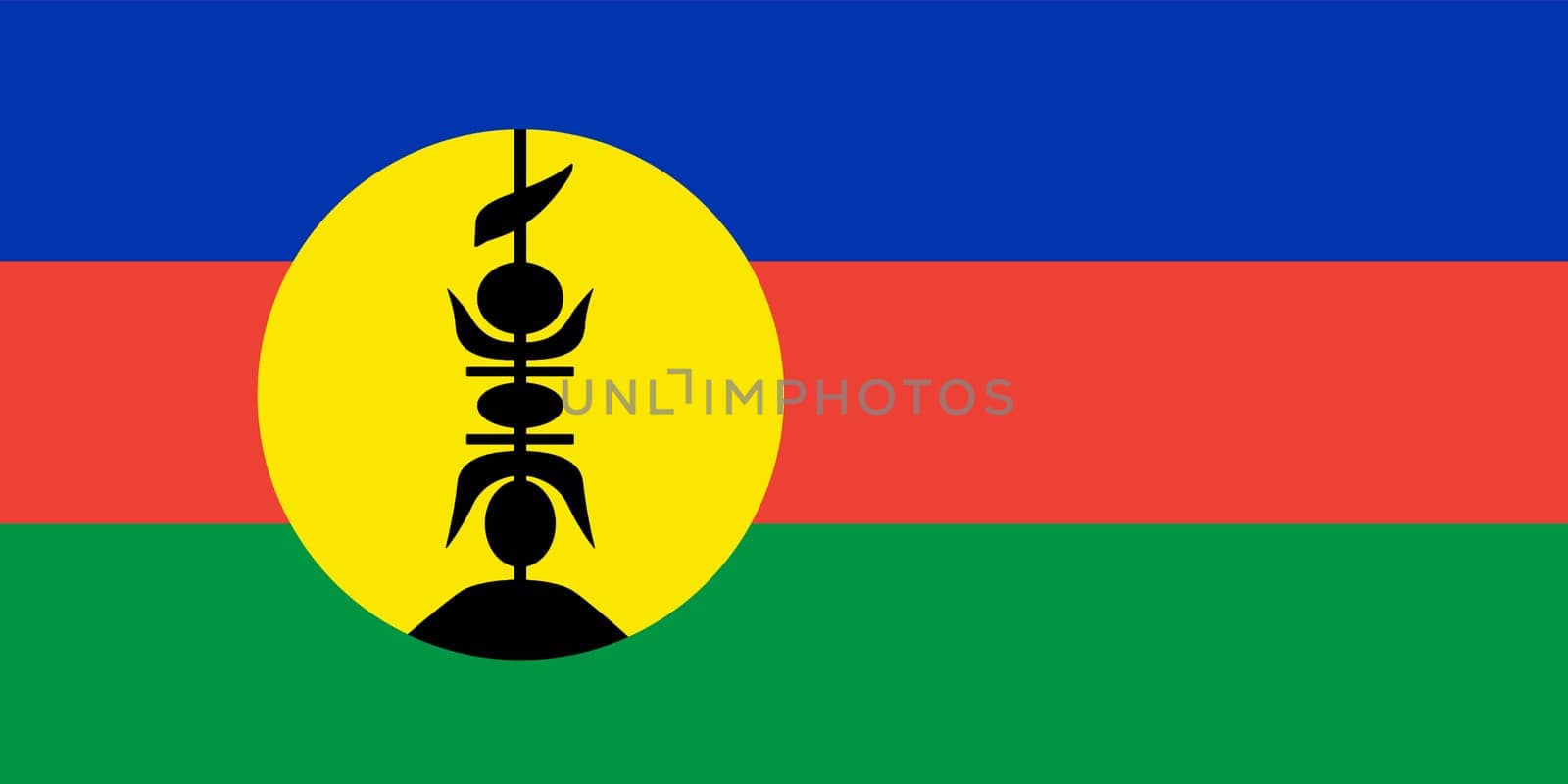 A New Caledonia flag background illustration large file