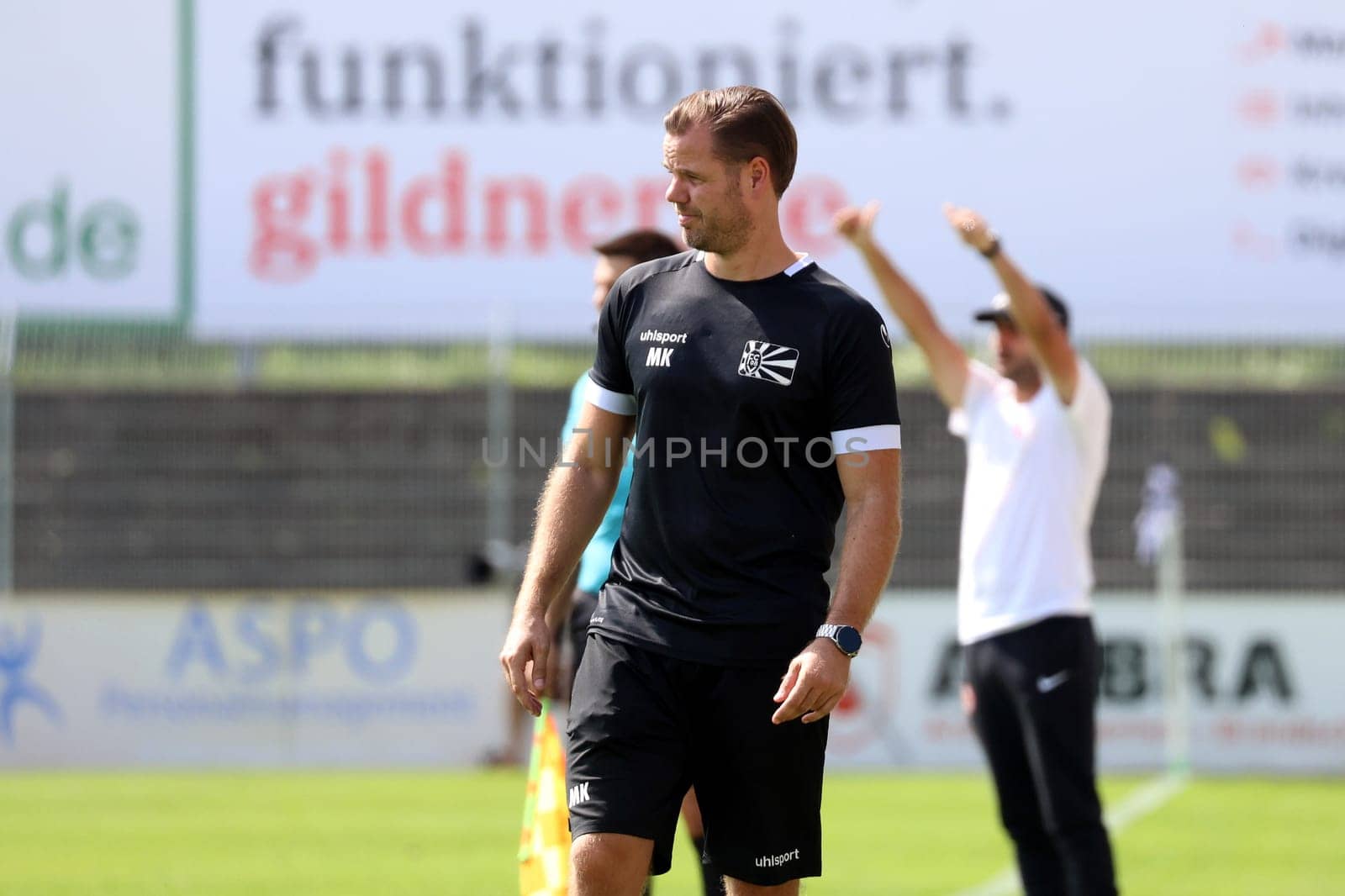 Mario Klotz (FC 08 Villingen head coach) at the match of the football RL SW 24-25: 6th Sptg: FC 08 Villingen vs Eintracht Frankfurt U21