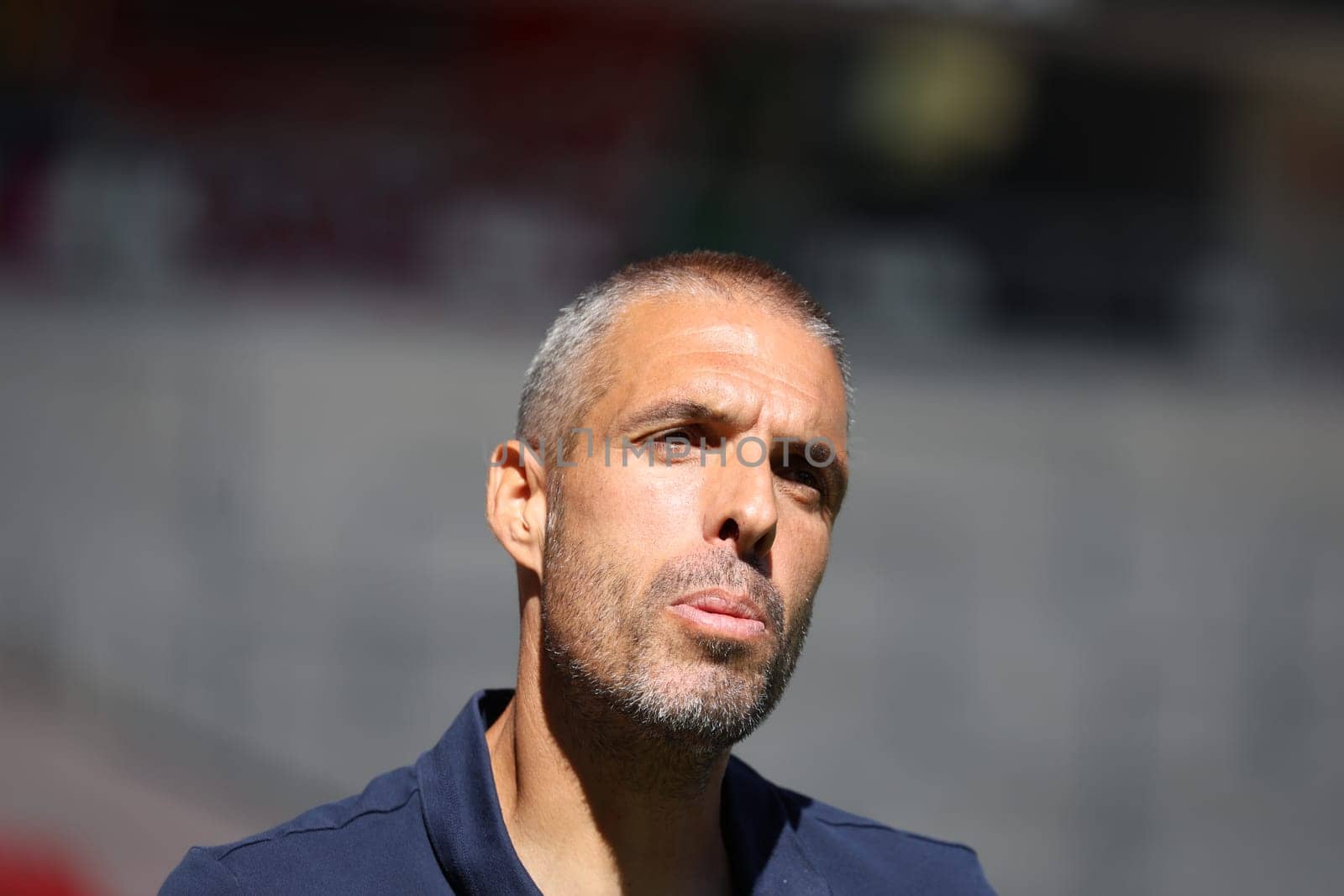 After the 6-0 defeat in Freiburg,coach Fabio Celestini (FC Basel) at the football test match: SC Freiburg - FC Basel  REGULATIONS PROHIBIT ANY USE OF PHOTOGRAPHS AS IMAGE SEQUENCES AND/OR QUASI-VIDEONann  Photo: Joachim Hahne/johapress