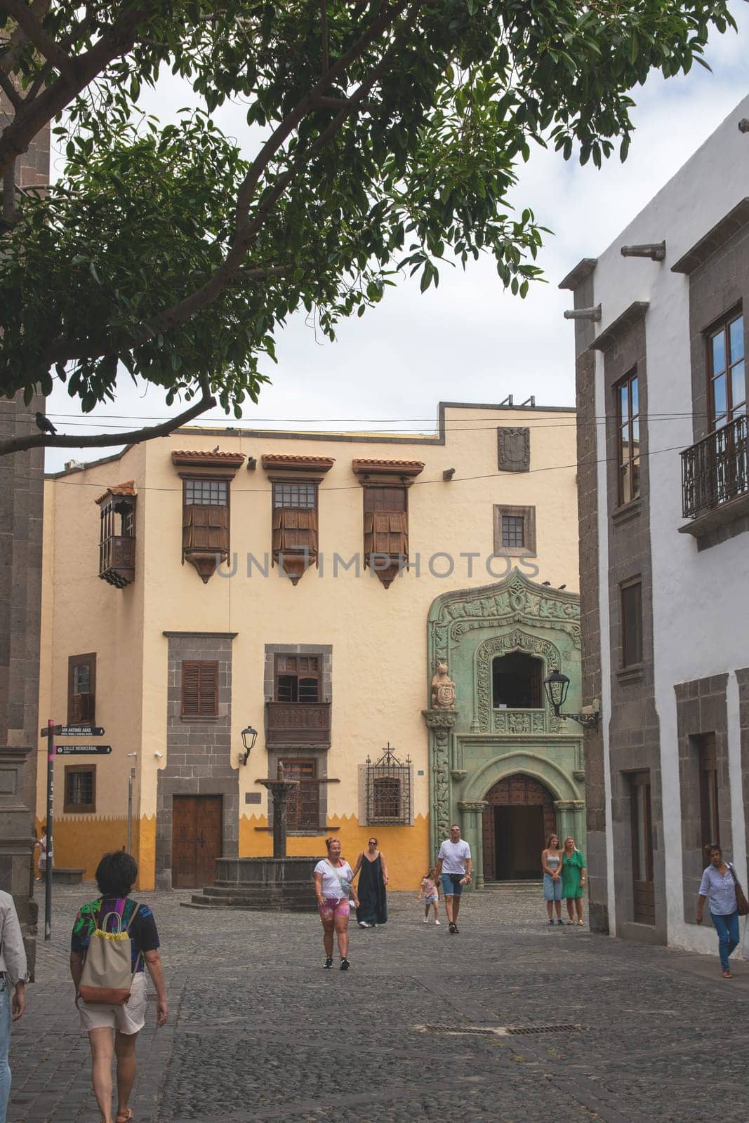 Gran Canaria, Spain, Las Palmas - Jul 22, 2024 The Casa de Colón is a museum with the main theme of Columbus and his voyages.