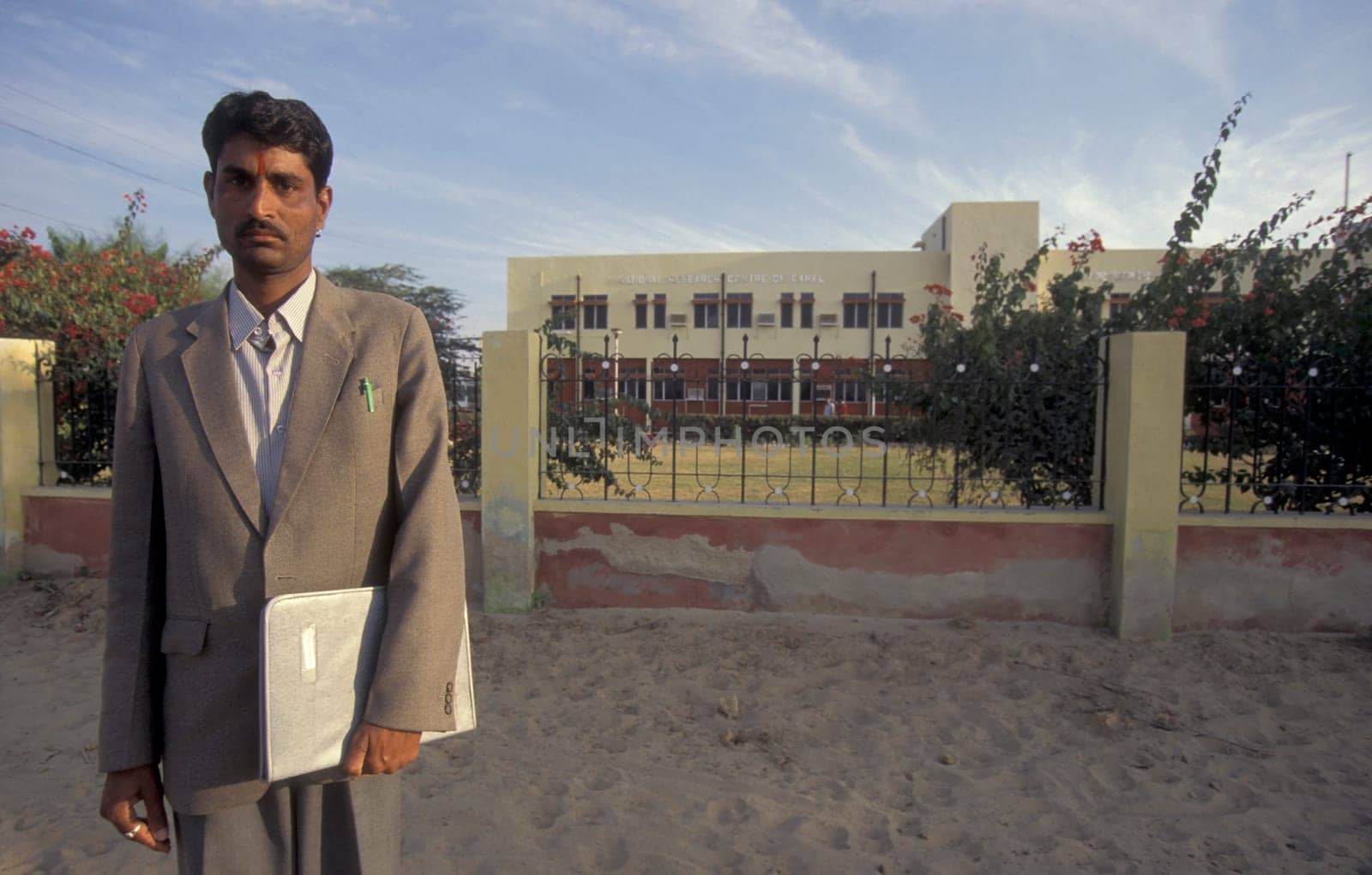 the Camel Research centre in the Town of Bikaner in the Province of Rajasthan in India.  India, Bikaner, January, 1998