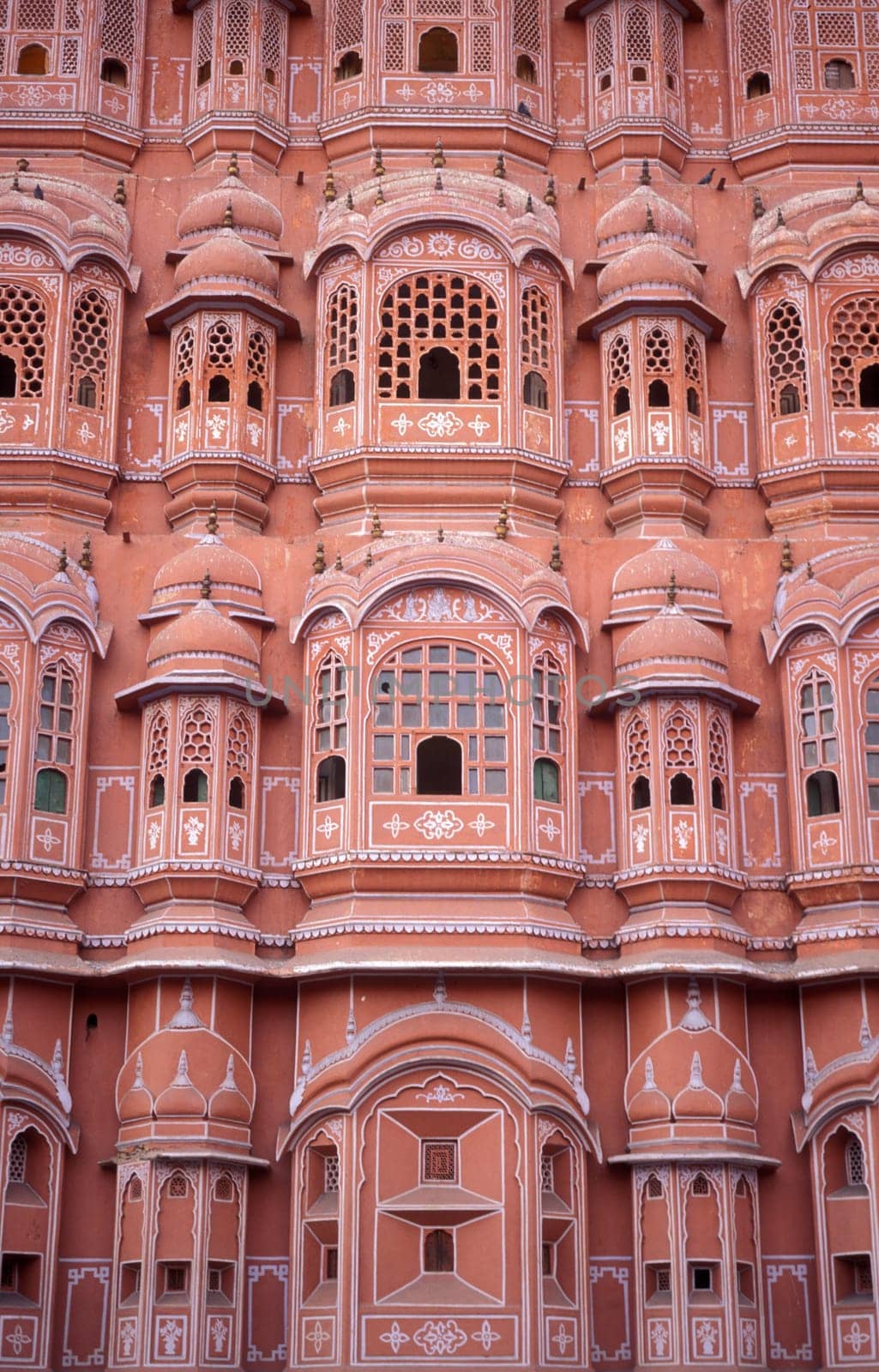 the Jaipur city palace in the City of Jaipur in the Province of Rajasthan in India.  India, Jaipur, January, 1998