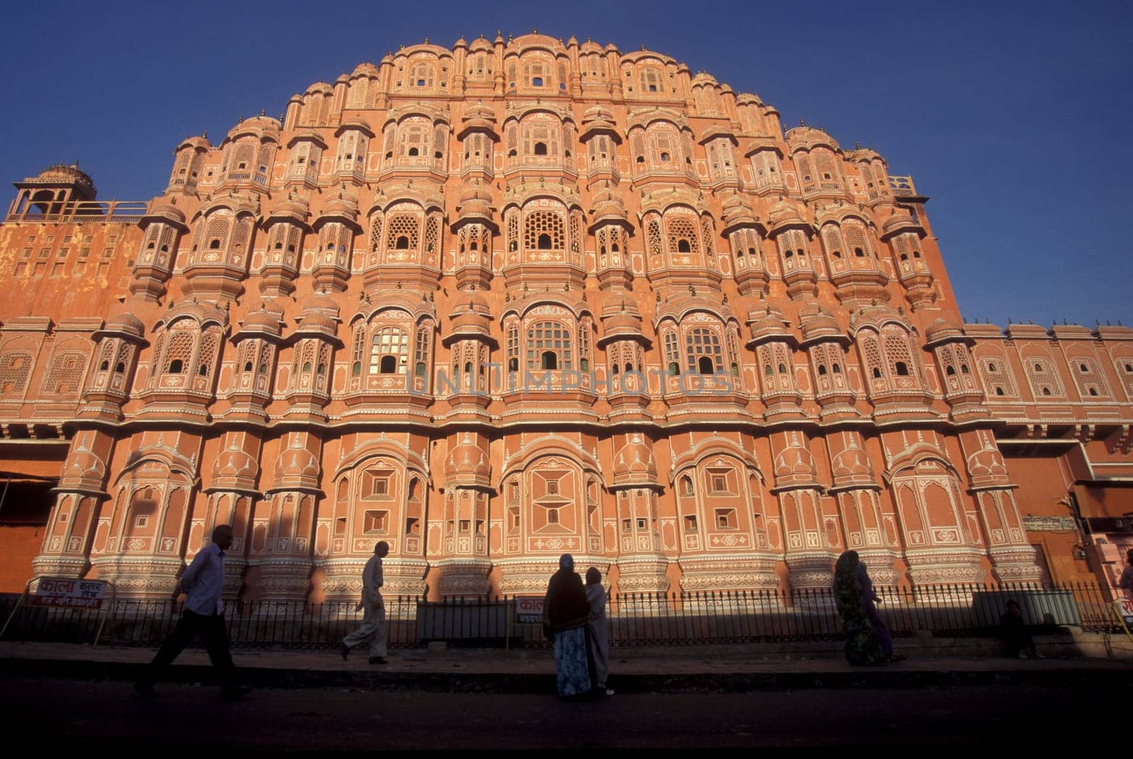 the Jaipur city palace in the City of Jaipur in the Province of Rajasthan in India.  India, Jaipur, January, 1998