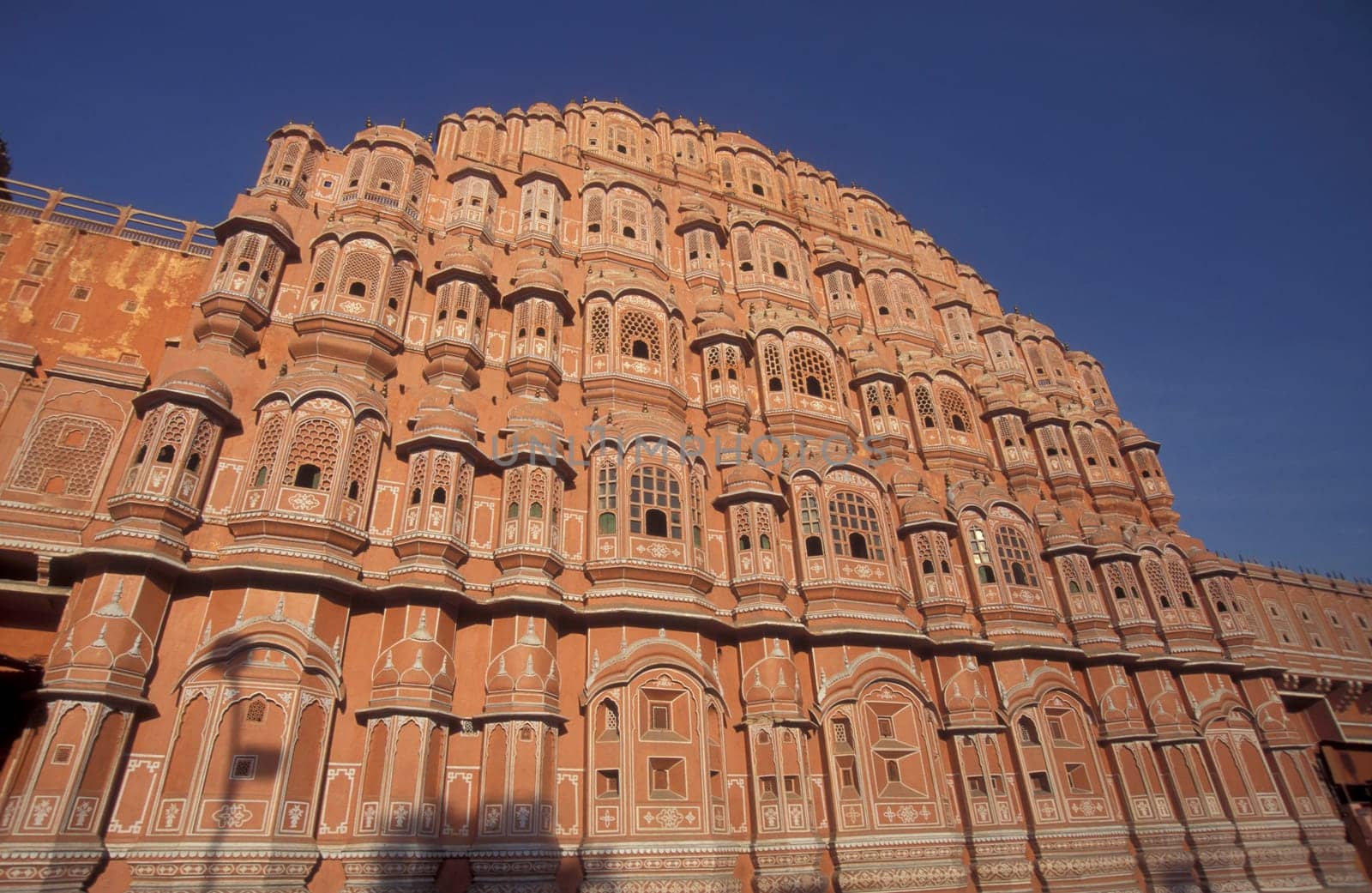 the Jaipur city palace in the City of Jaipur in the Province of Rajasthan in India.  India, Jaipur, January, 1998