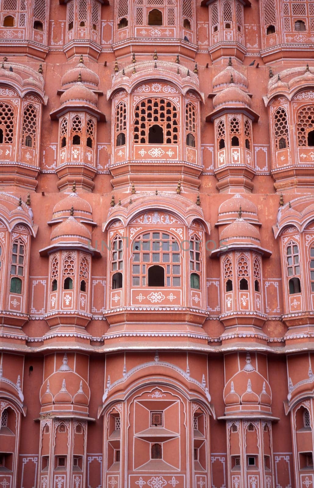 the Jaipur city palace in the City of Jaipur in the Province of Rajasthan in India.  India, Jaipur, January, 1998