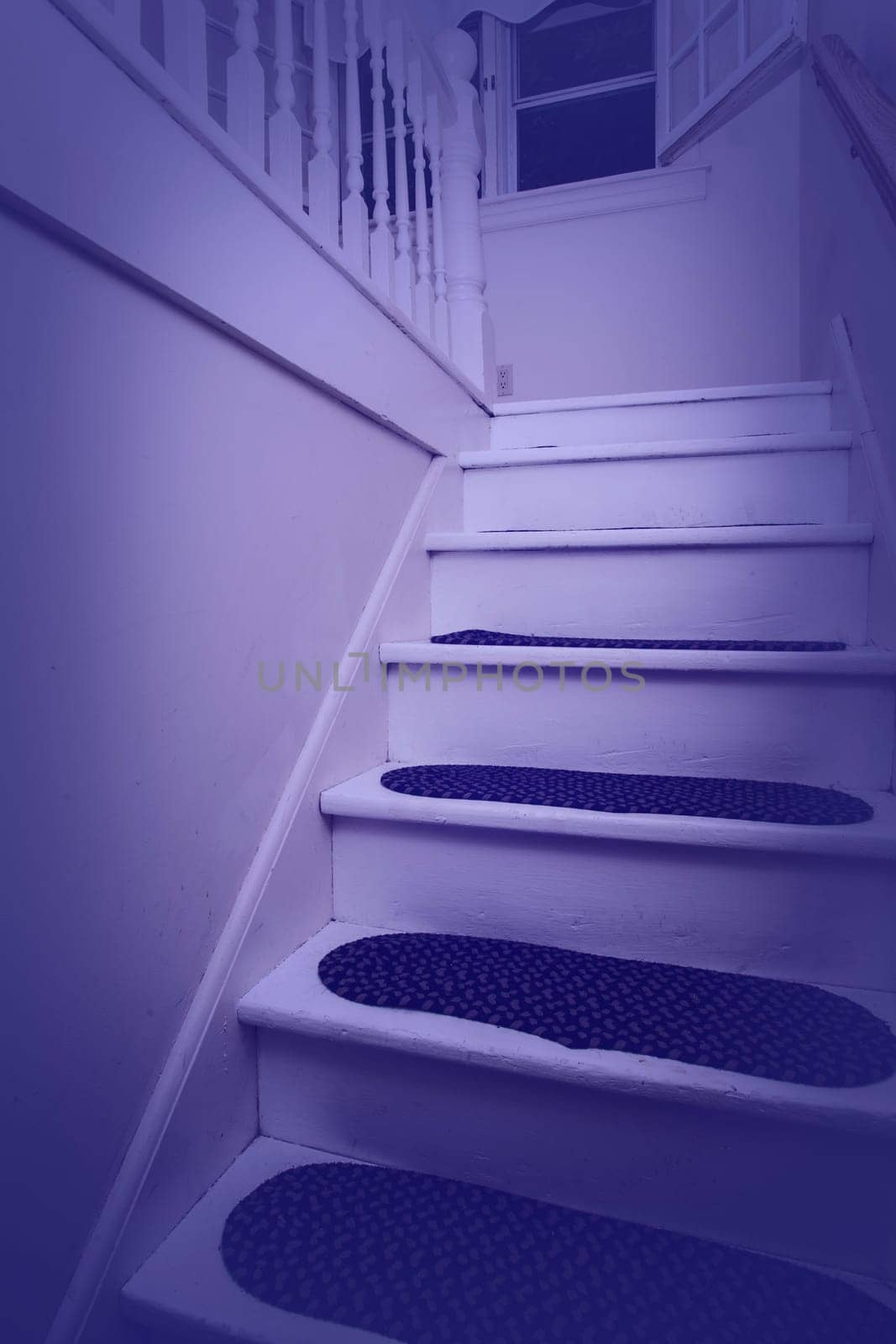 Going upstairs in a 100 year old house.