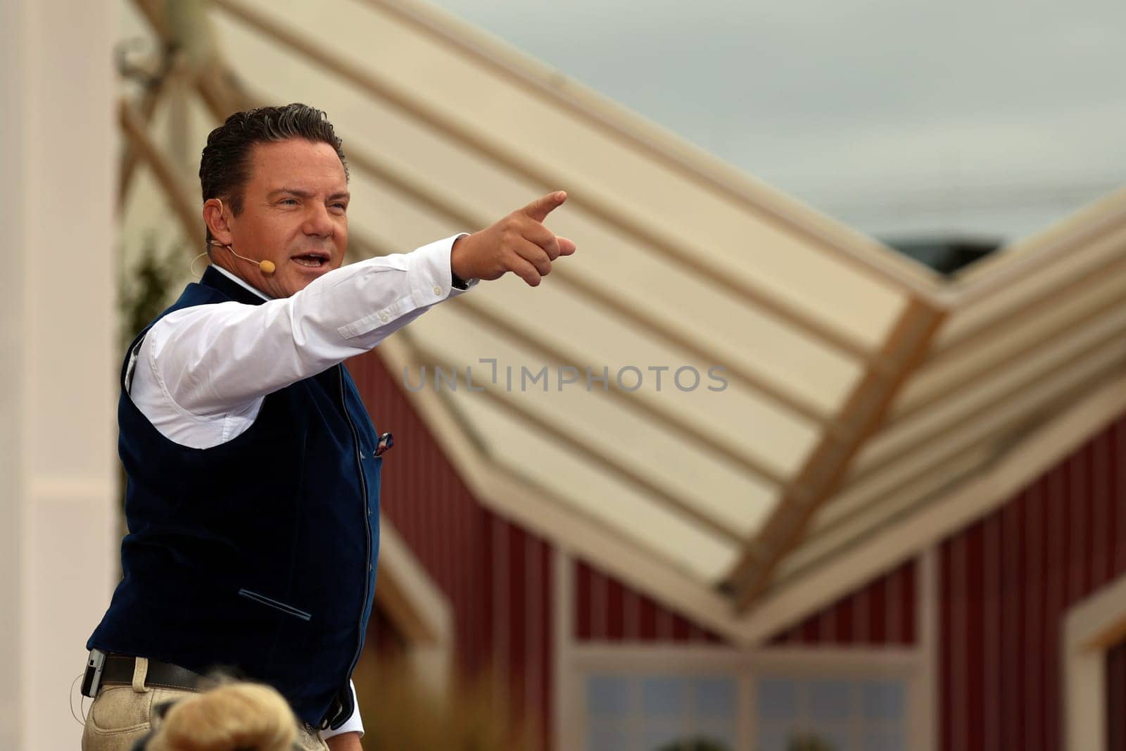 Stefan Mross (singer / presenter / entertainer) in the ARD TV show "Immer wieder sonntags""."