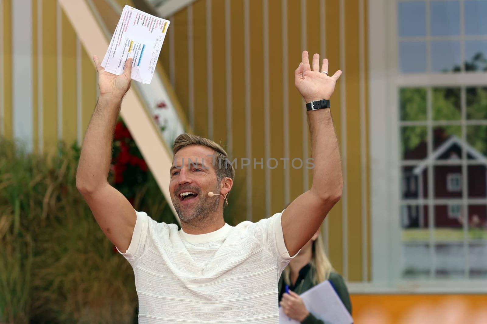 Stefan Mayer (presenter) in the ARD TV show "Immer wieder sonntags""."