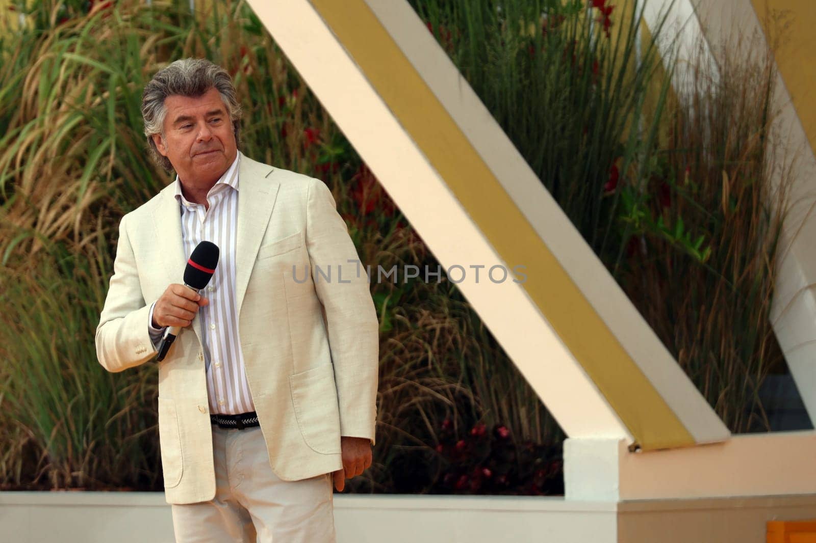 Andy Borg (singer / presenter) in the ARD TV show "Immer wieder sonntags""."