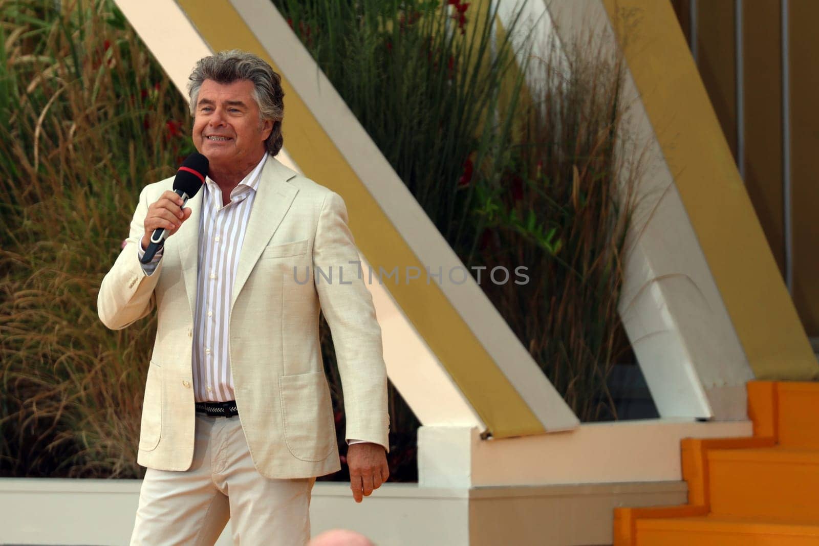 Andy Borg (singer / presenter) in the ARD TV show "Immer wieder sonntags""."