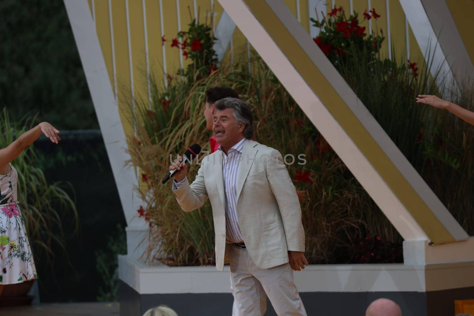 Andy Borg (singer / presenter) in the ARD TV show "Immer wieder sonntags""."